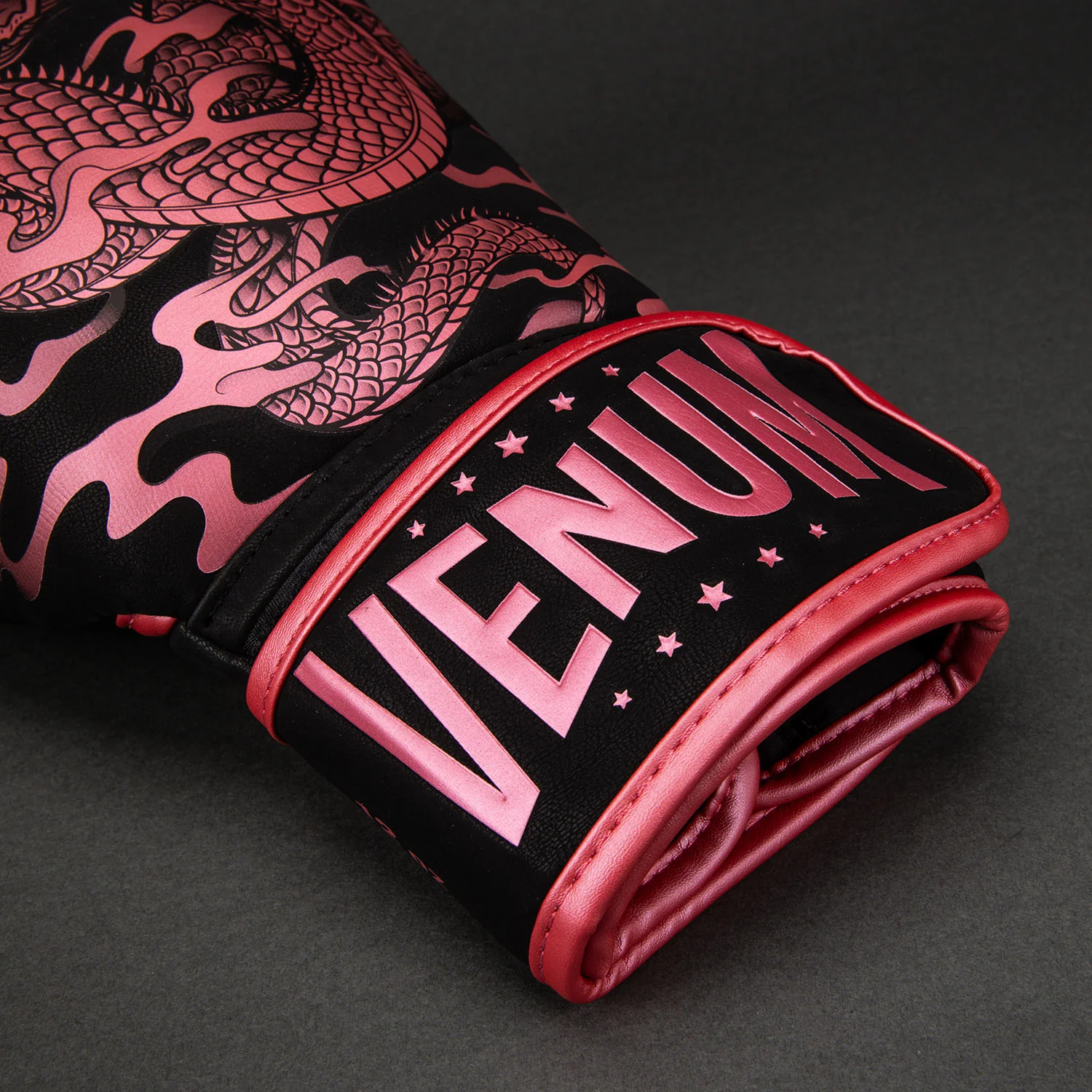 Boxhandschuhe Venum Dragon's Flight - Schwarz / Metallic-Rosa - Image 5
