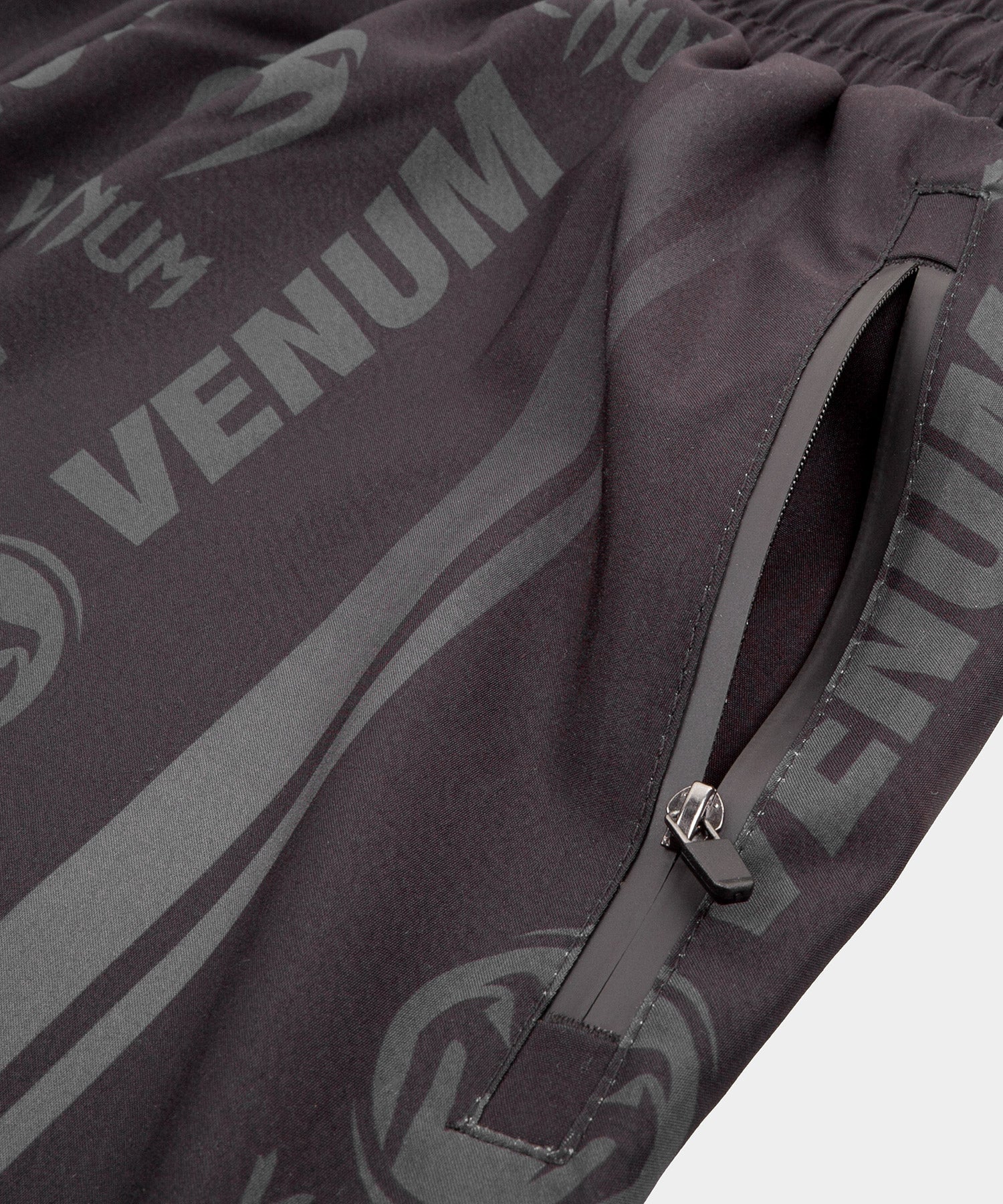 Fitness-Shorts Venum Logos - Schwarz/Schwarz - Image 6