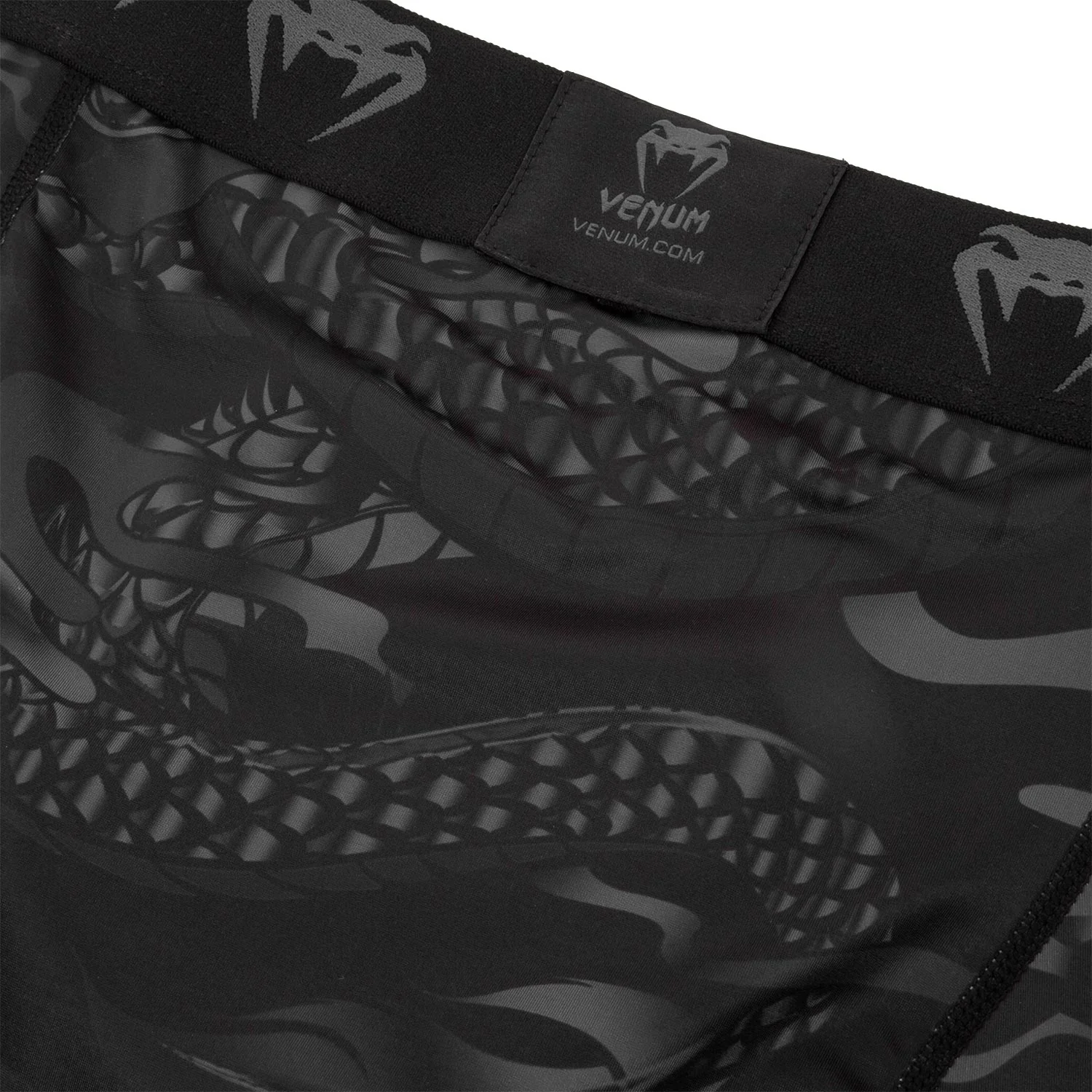 Kompressions-Shorts Venum Dragon's Flight - Schwarz/Schwarz - Image 6