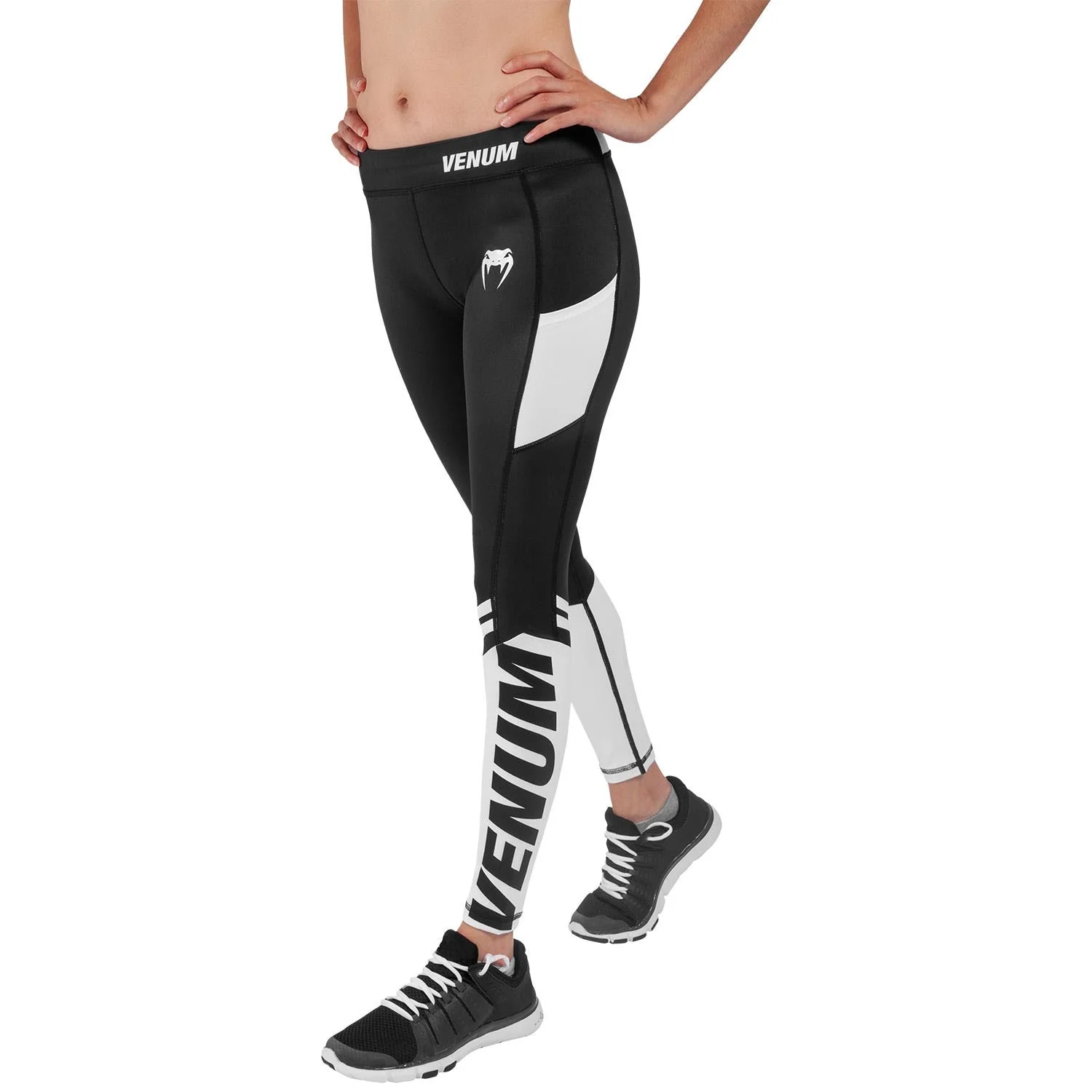 Leggings Damen Venum Power 2.0 - Schwarz/Weiß - Image 4