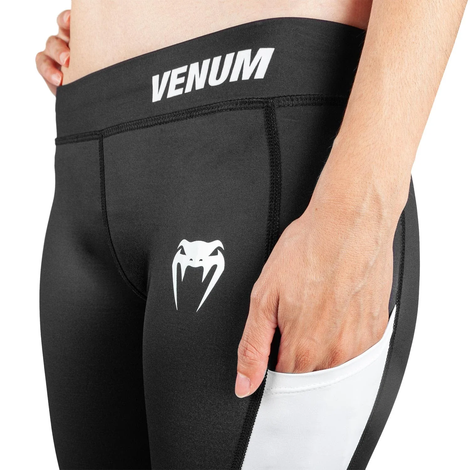 Leggings Damen Venum Power 2.0 - Schwarz/Weiß - Image 7