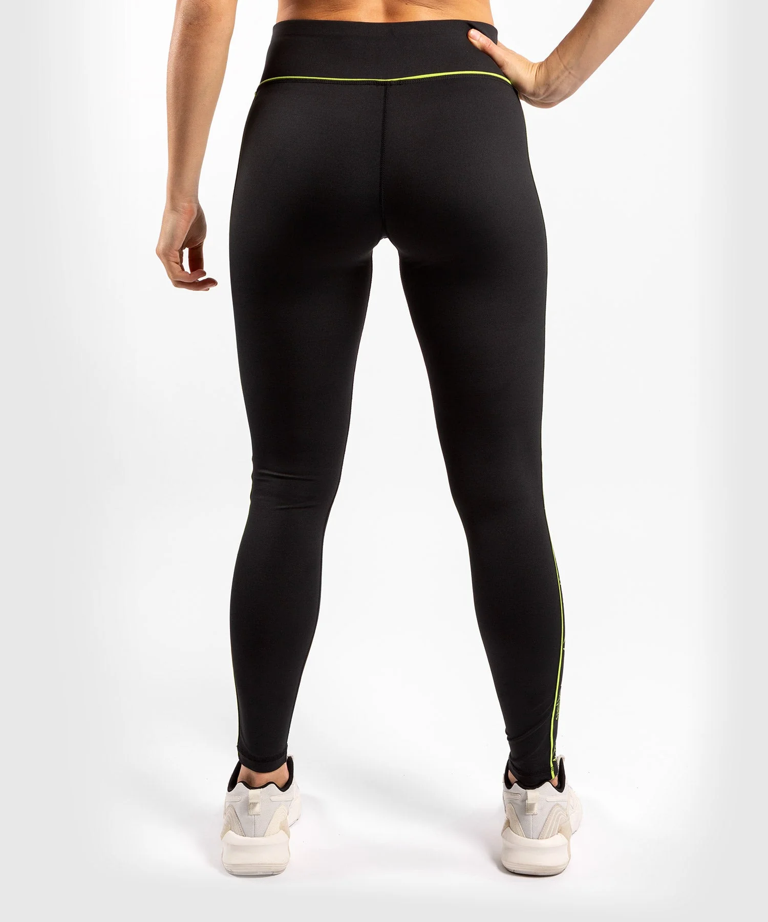 Leggings Damen Venum Tecmo - Schwarz/Neongelb - Image 2