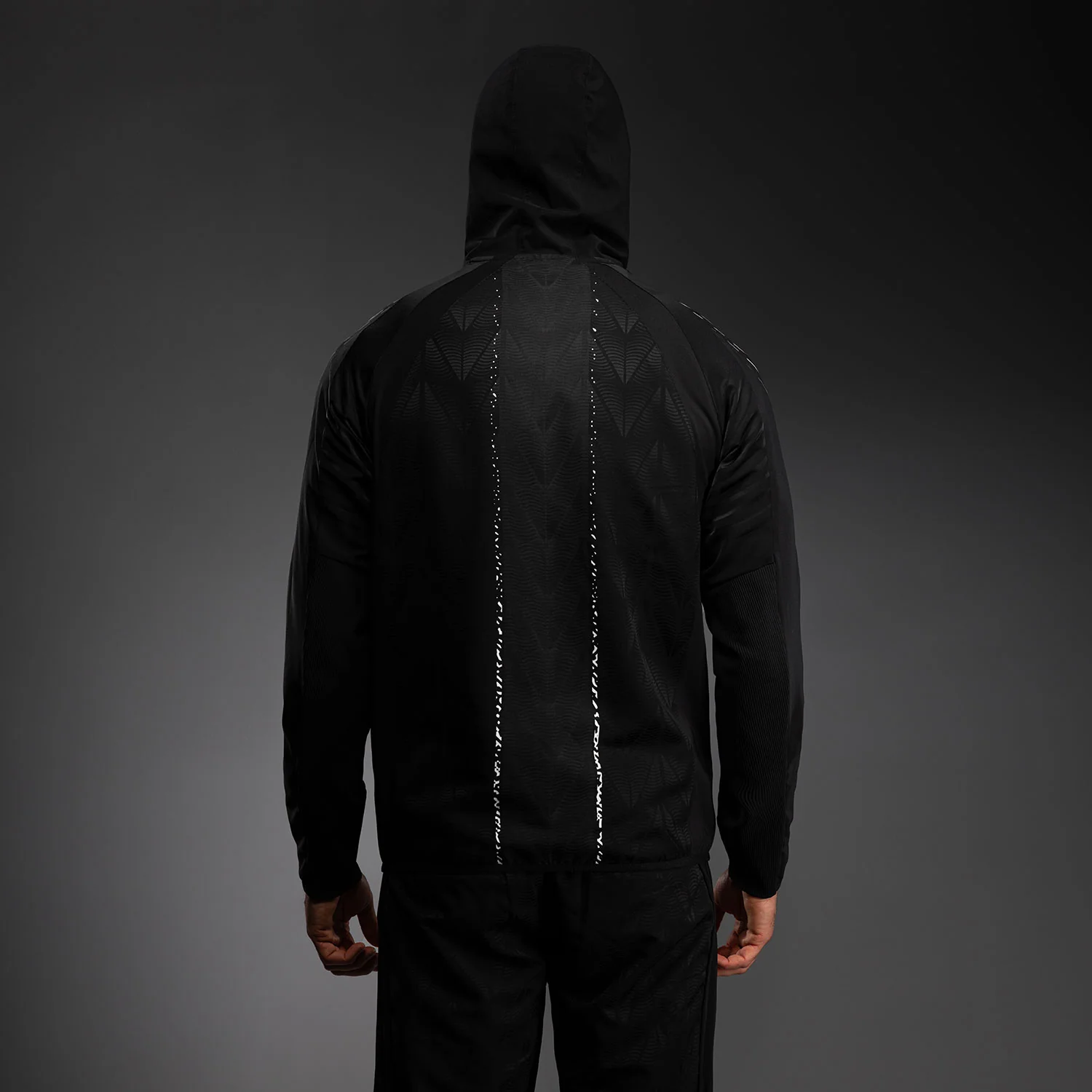 UFC Zenith by Venum Authentic Fight Night Kapuzenjacke Herren Personalisiert - Schwarz - Image 7