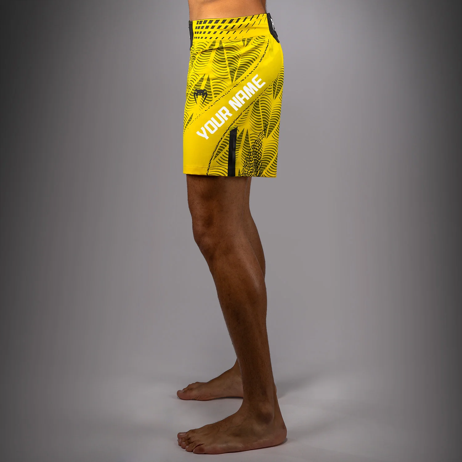 UFC Zenith by Venum Authentic Fight Night Kurze Passform Fight Short Herren Personalisiert - Gelb