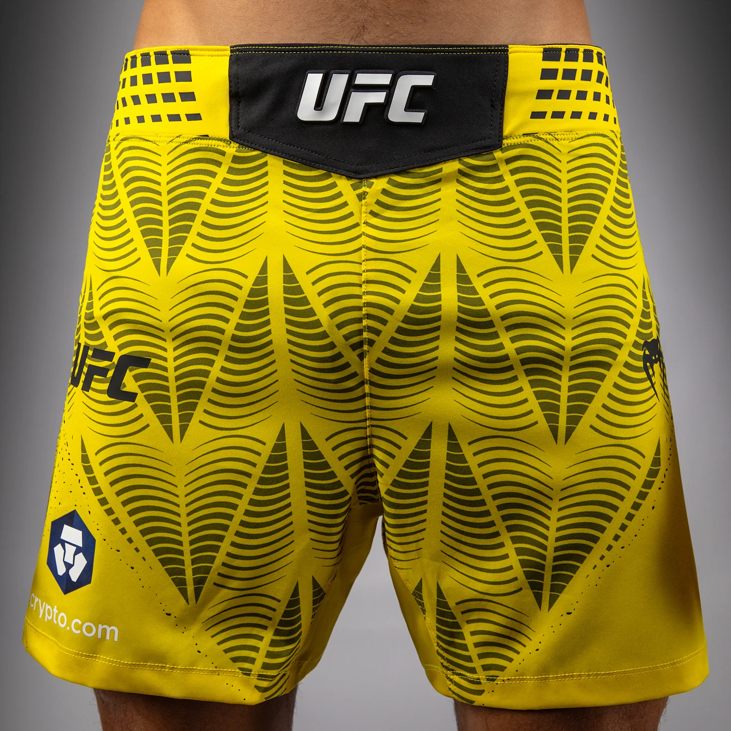 UFC Zenith by Venum Authentic Fight Night Kurze Passform Fight Short Herren Personalisiert - Gelb - Image 6