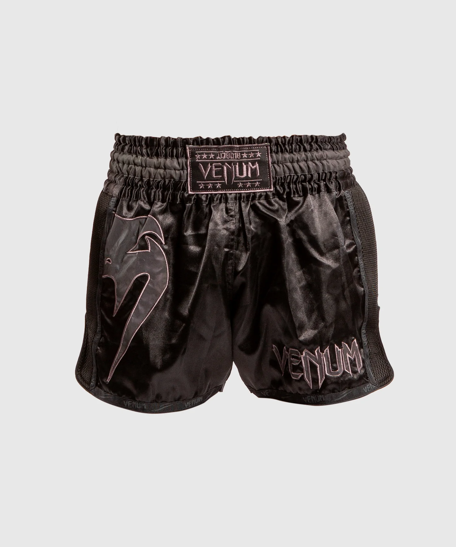 Muay Thai Shorts Venum Giant Glow- Schwarz