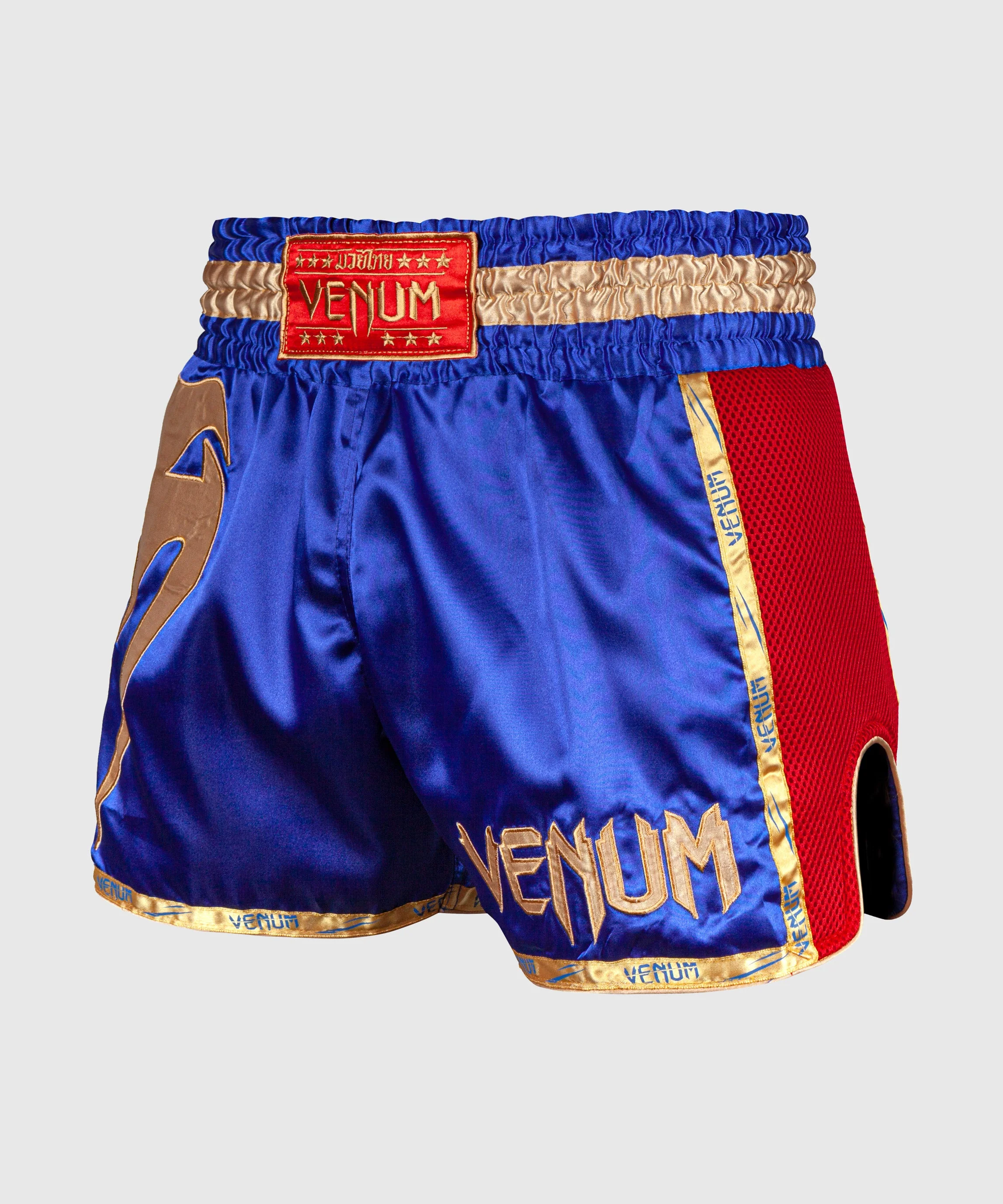 Muay Thai Shorts Venum Giant - Navy/Gold - Image 3