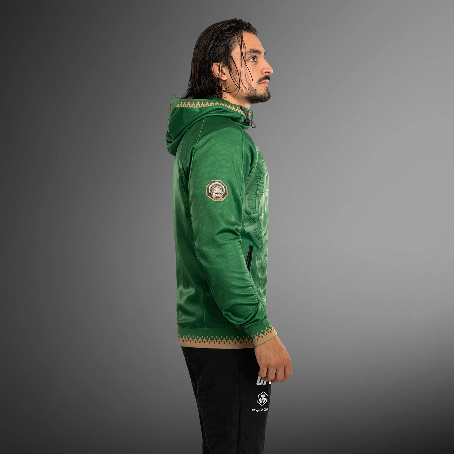 Noche UFC 2.0 By Venum Authentic Fight Night Walkout Hoodie - Grün - Image 2