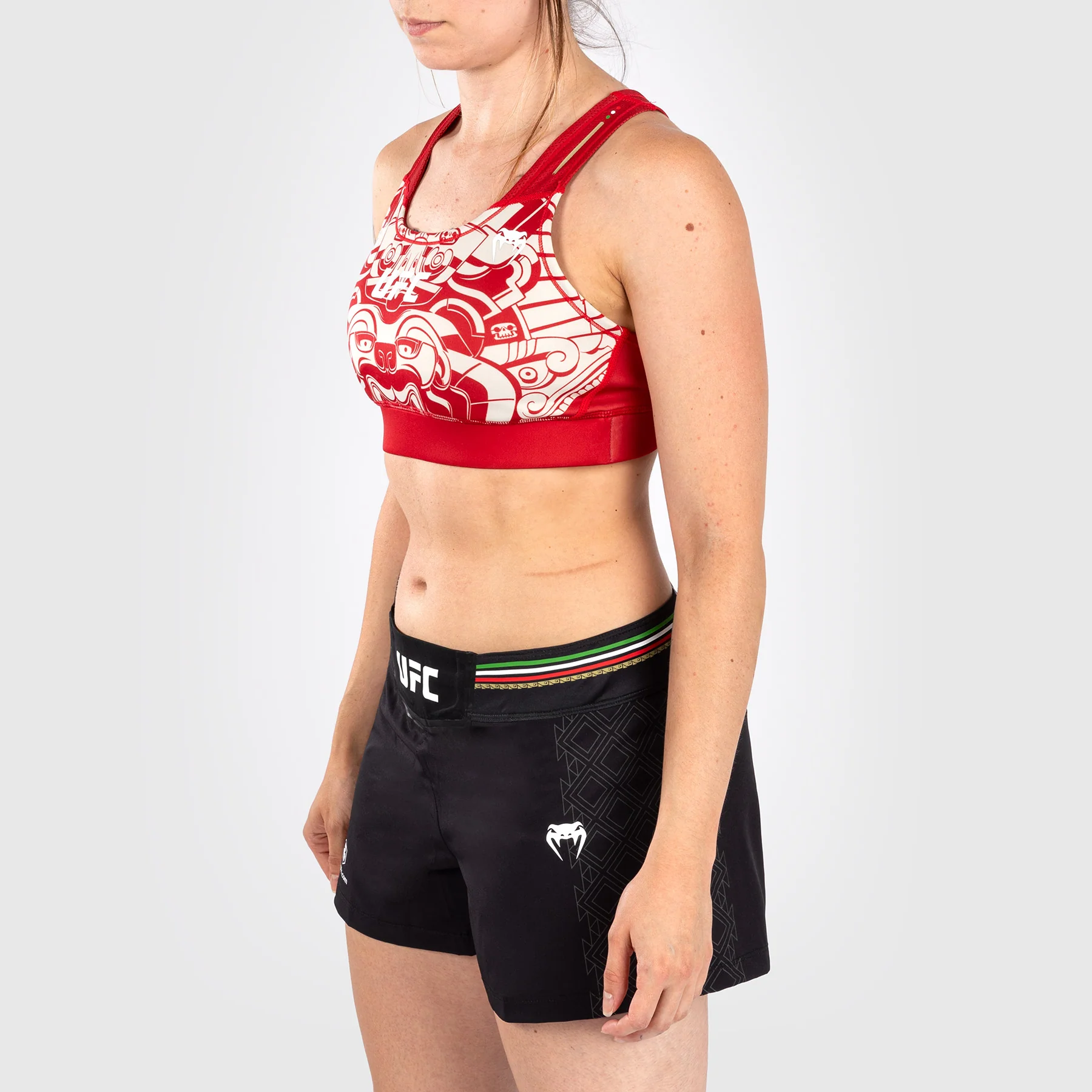 Noche UFC by Venum Authentic Fight Night Damen-Sport-BH - Rot - Image 3