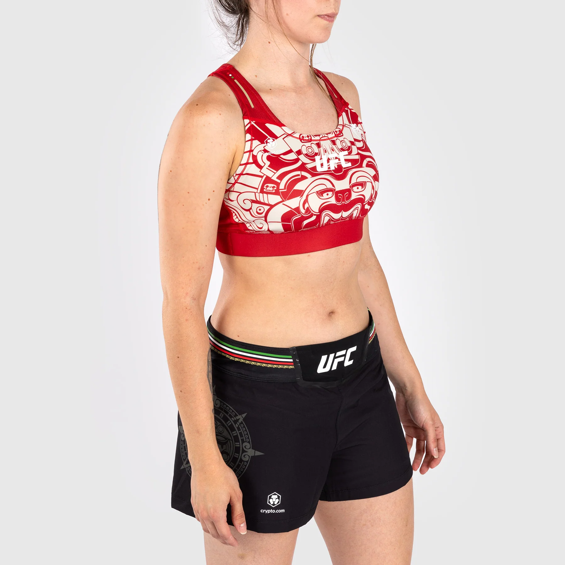 Noche UFC by Venum Authentic Fight Night Damen-Sport-BH - Rot - Image 4