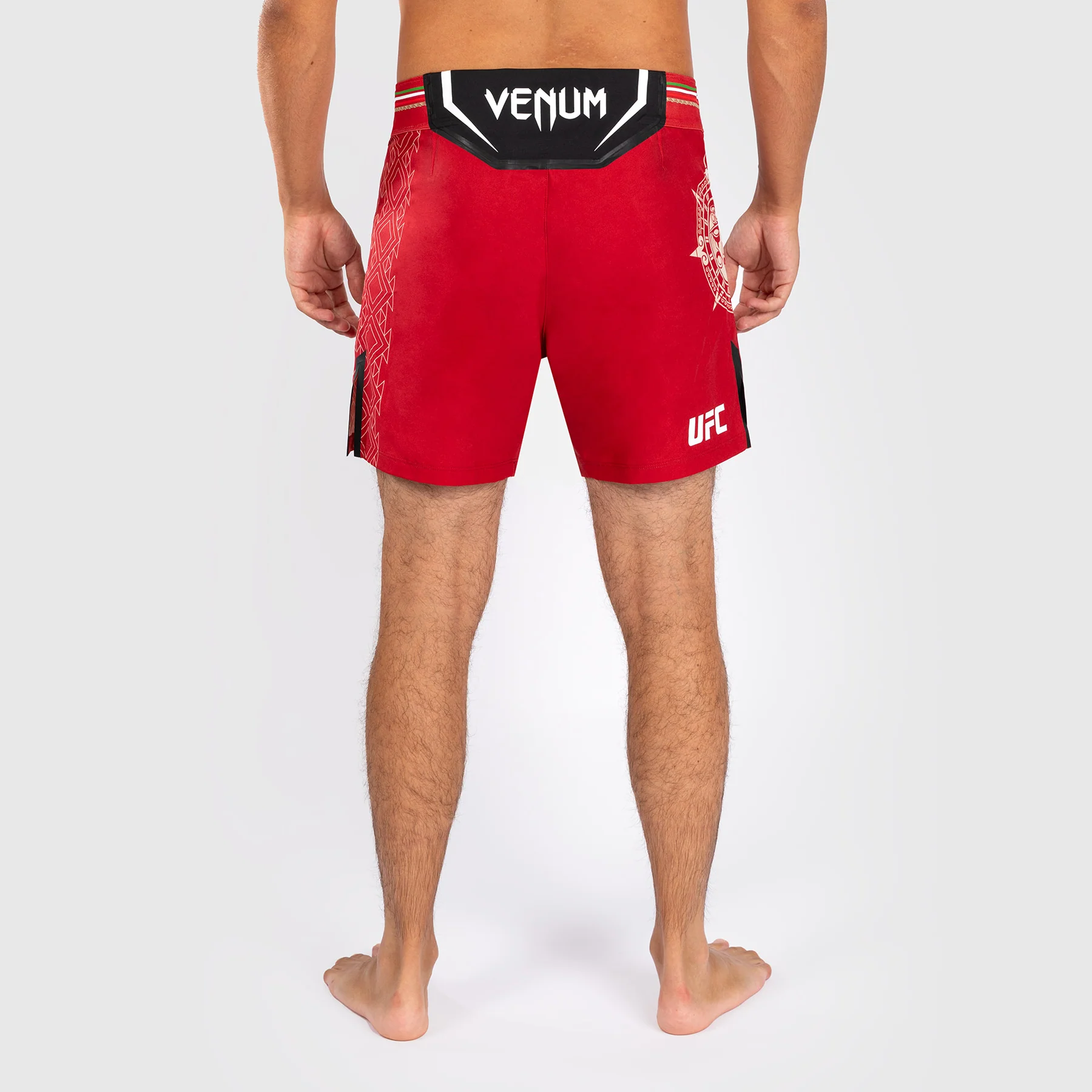 Noche UFC by Venum Authentic Fight Night Herren Fight Shorts - Kurze Passform - Rot - Image 2