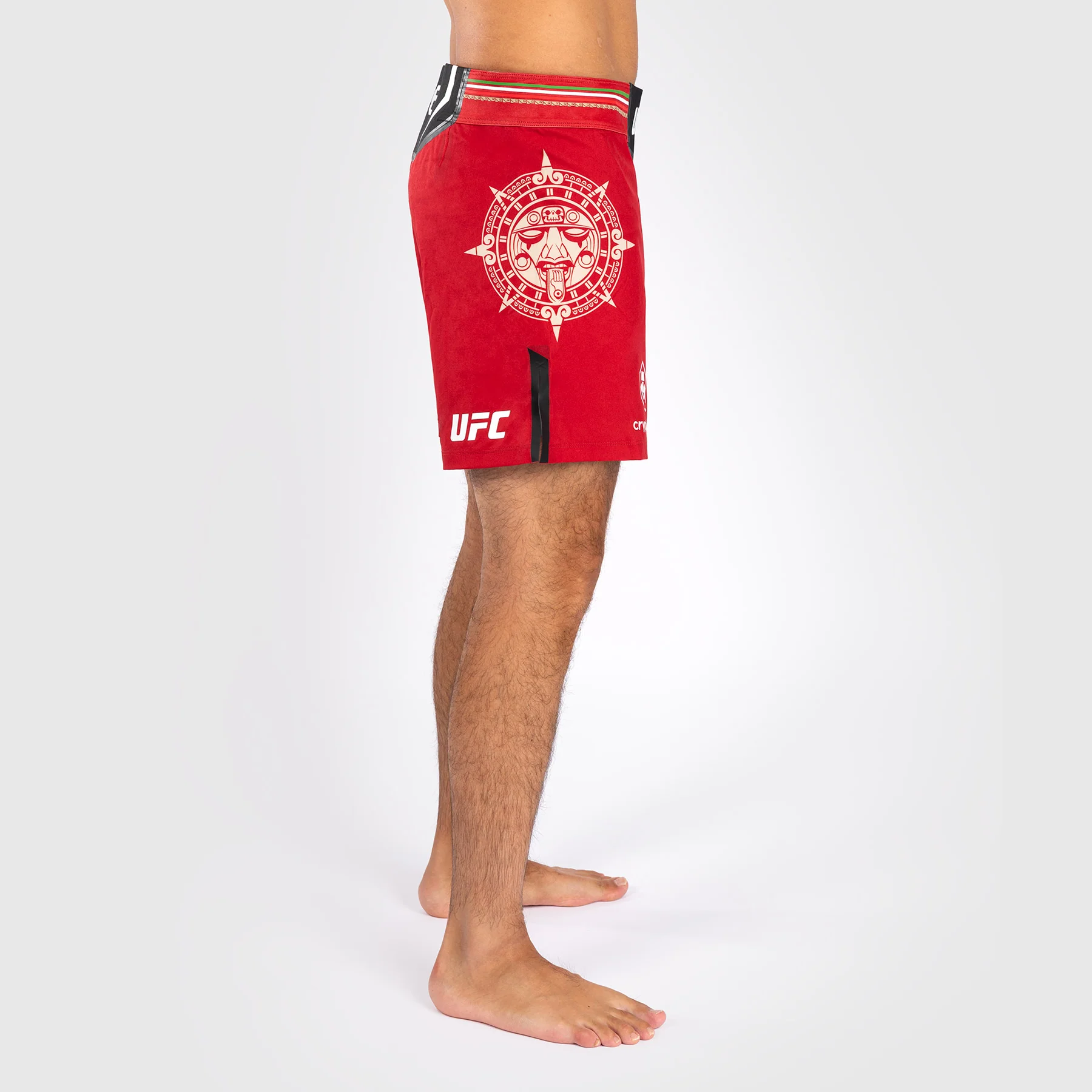 Noche UFC by Venum Authentic Fight Night Herren Fight Shorts - Kurze Passform - Rot - Image 4