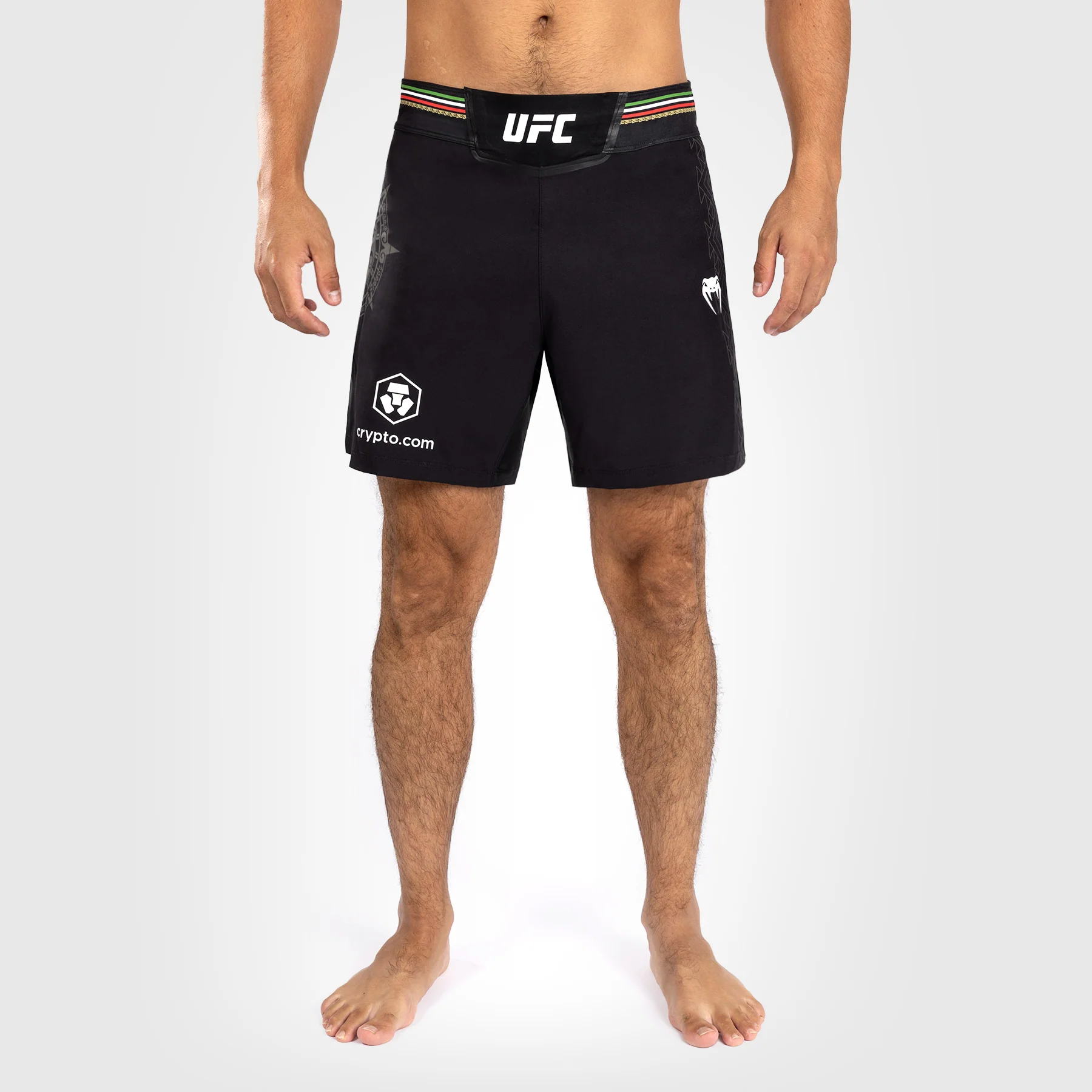 Noche UFC by Venum Authentic Fight Night Herren Kampfhose - Kurze Passform - Schwarz