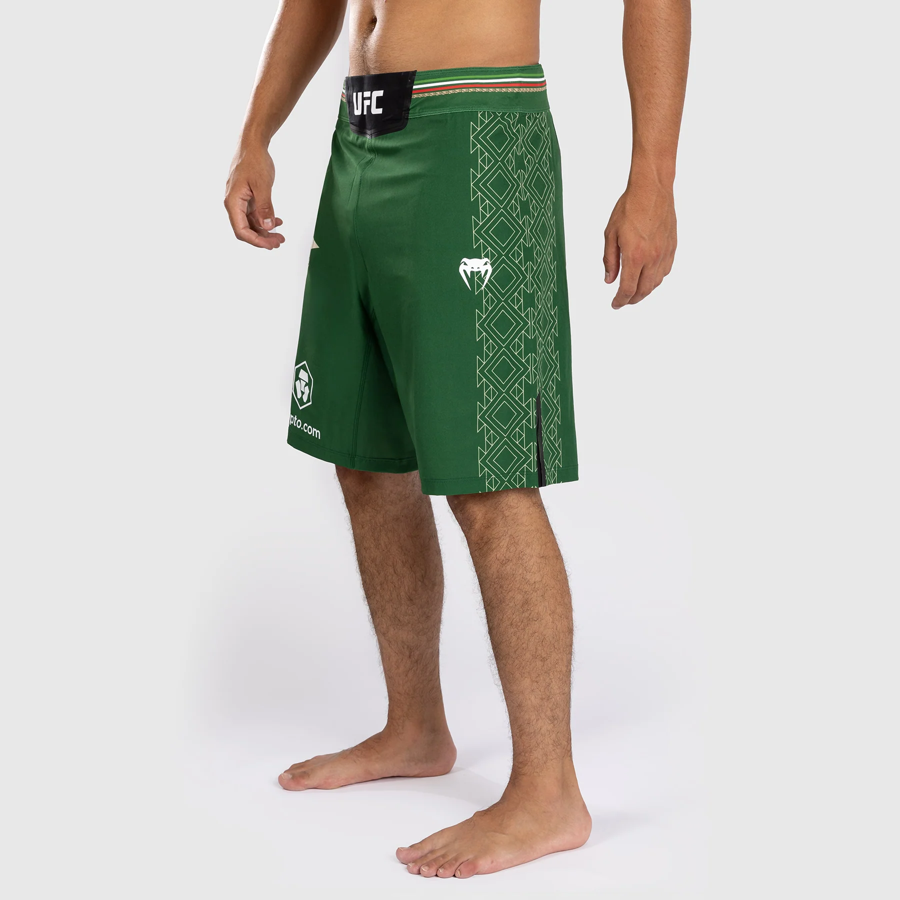 Noche UFC by Venum Authentic Fight Night Männer Kampfhose - Lange Passform - Grün - Image 2