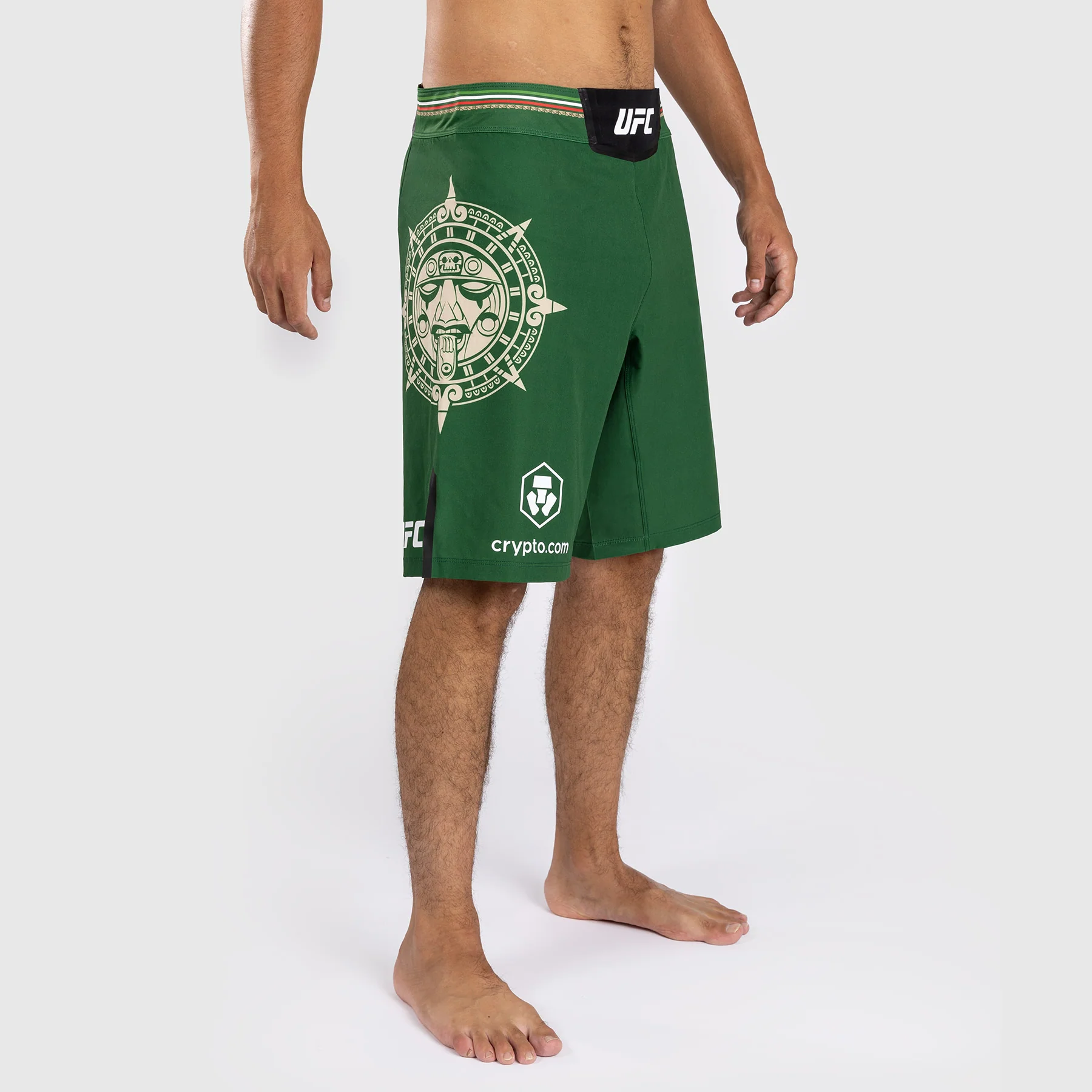 Noche UFC by Venum Authentic Fight Night Männer Kampfhose - Lange Passform - Grün - Image 5