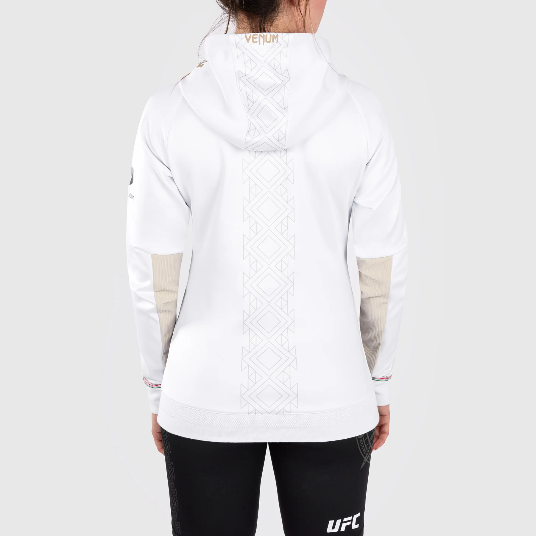 Noche UFC by VenumAuthenticr Fight Night Damen Walkout Hoodie - Weiß - Image 4