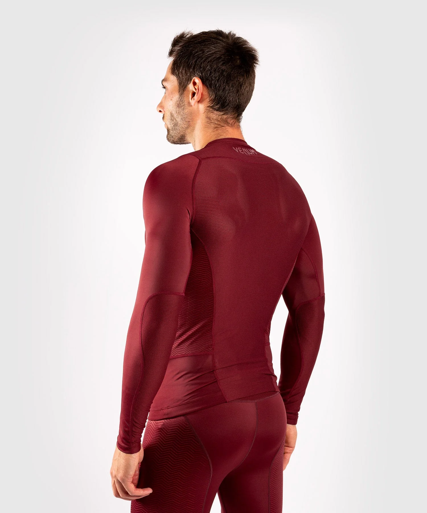 Rashguard Venum G-Fit - Langarm - Burgundrot - Image 3
