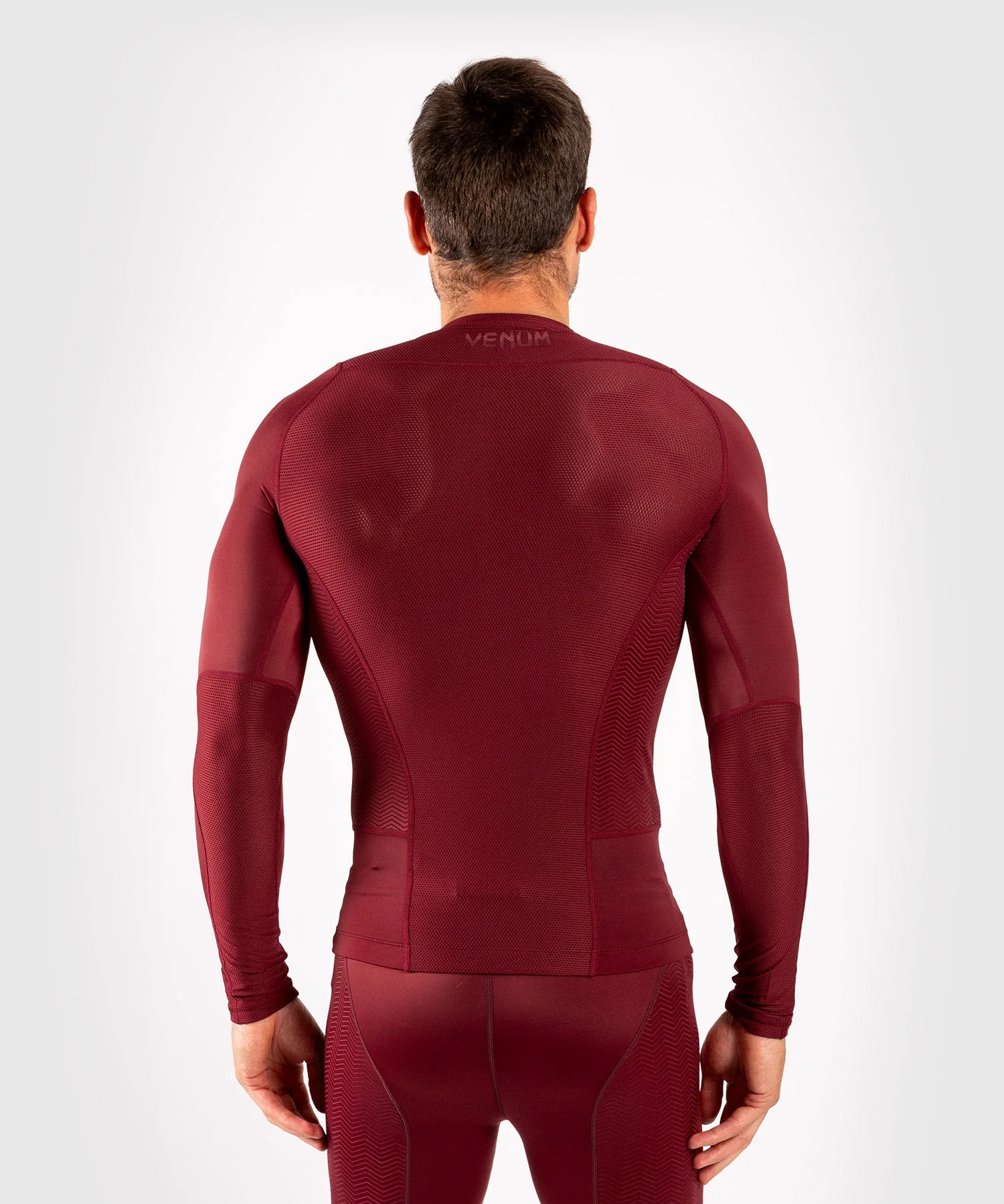 Rashguard Venum G-Fit - Langarm - Burgundrot - Image 4