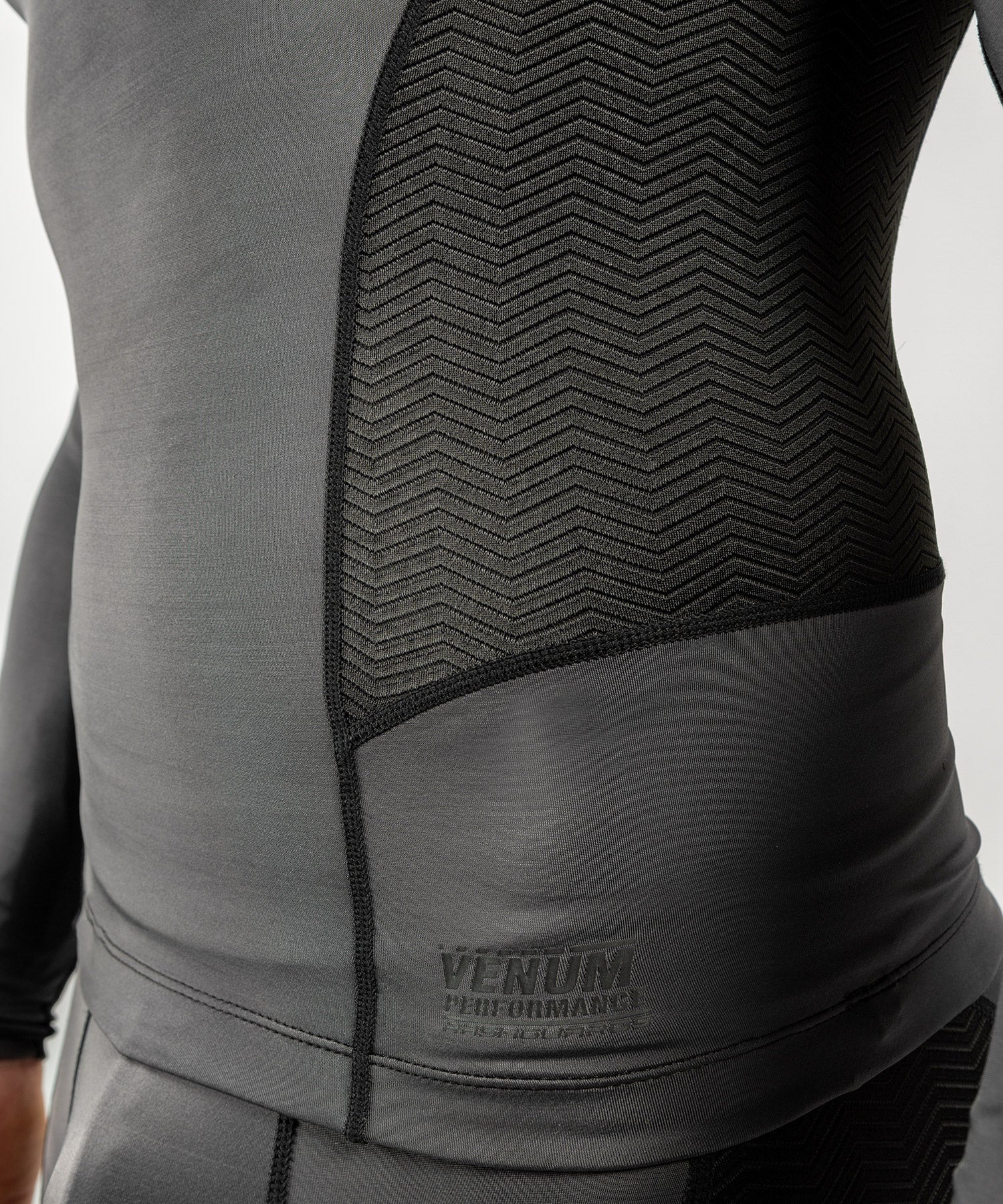 Rashguard Venum G-Fit - Langarm - Grau/Schwarz - Image 8