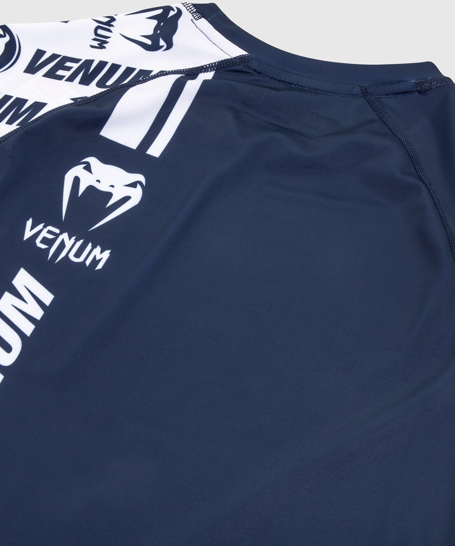Rashguard Venum Logos - Kurzarm - Marineblau/Weiß - Image 7