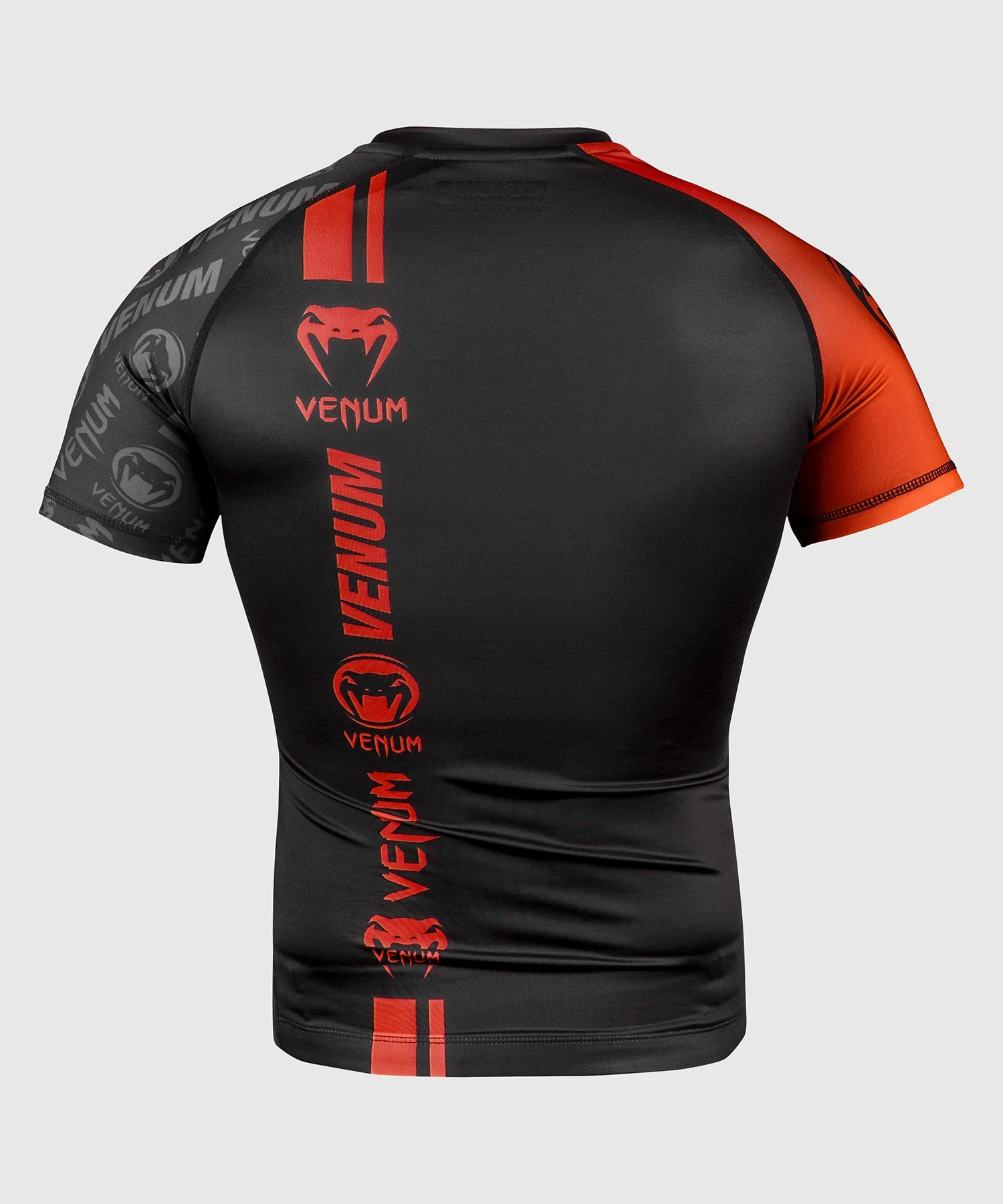 Rashguard Venum Logos - Kurzarm - Schwarz/Rot - Image 2