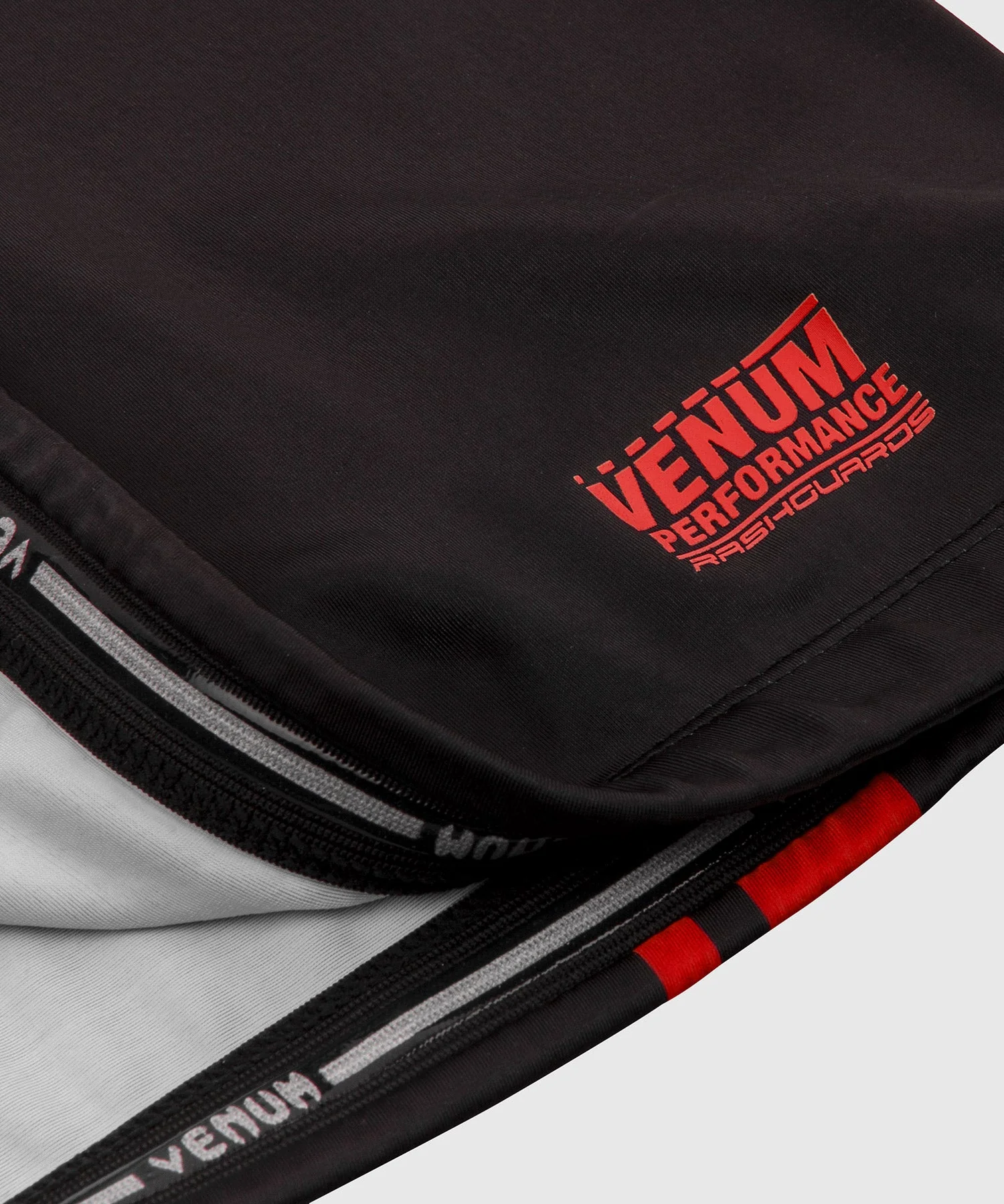 Rashguard Venum Logos - Kurzarm - Schwarz/Rot - Image 6