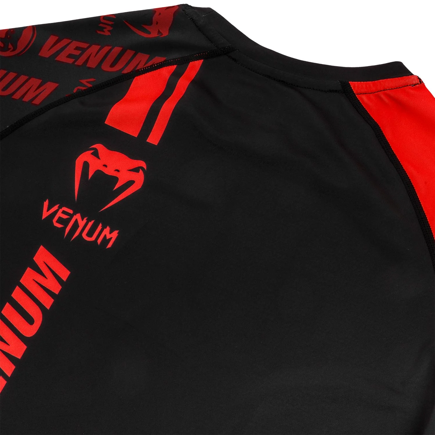 Rashguard Venum Logos - Langarm - Schwarz/Rot - Image 7