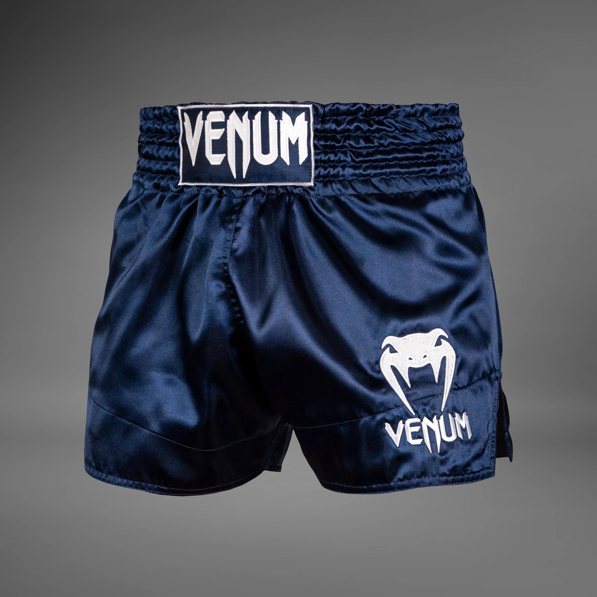 Venum Classic Shorts Muay Thai - Marineblau/Weiß