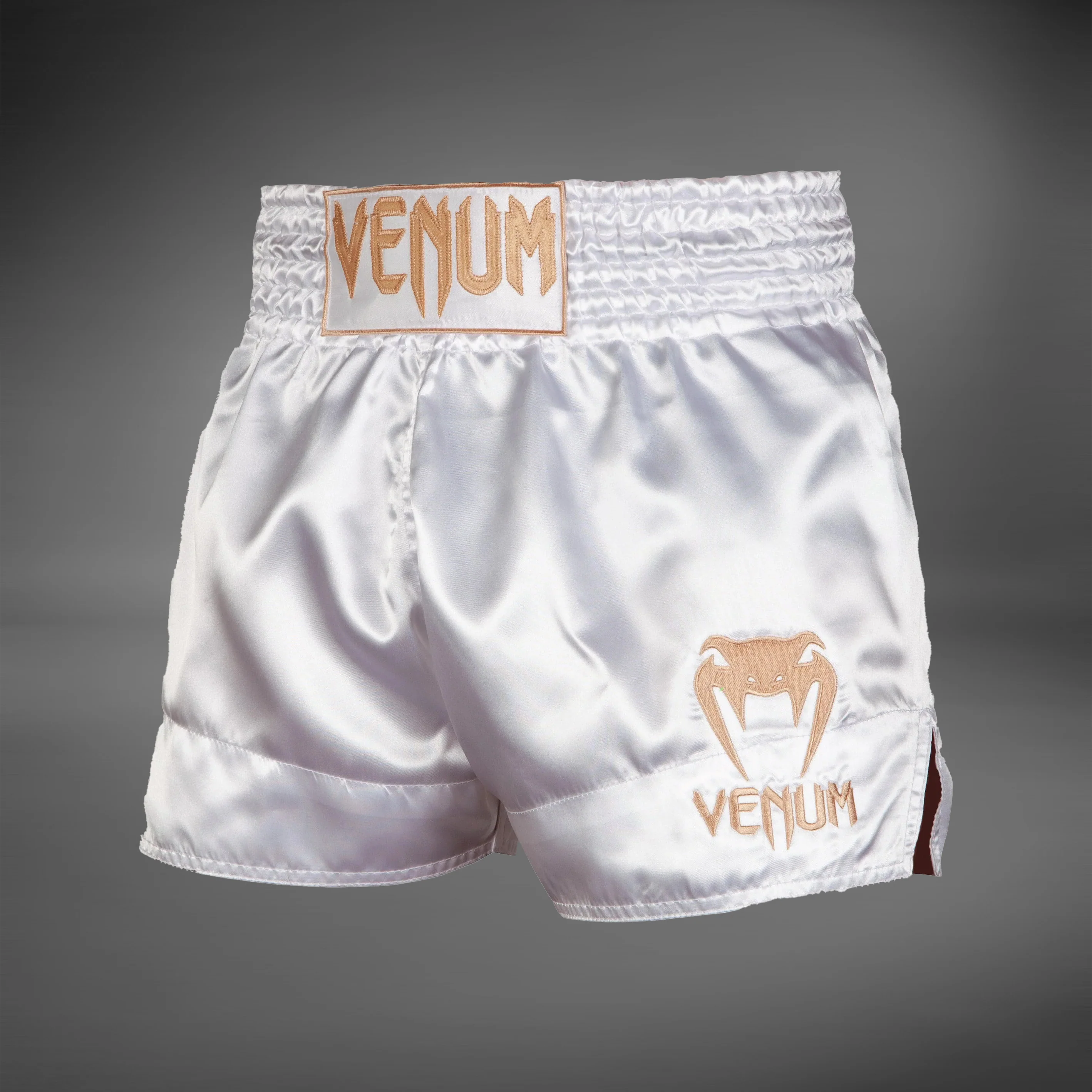 Venum Classic Shorts Muay Thai - Weiß/Gold