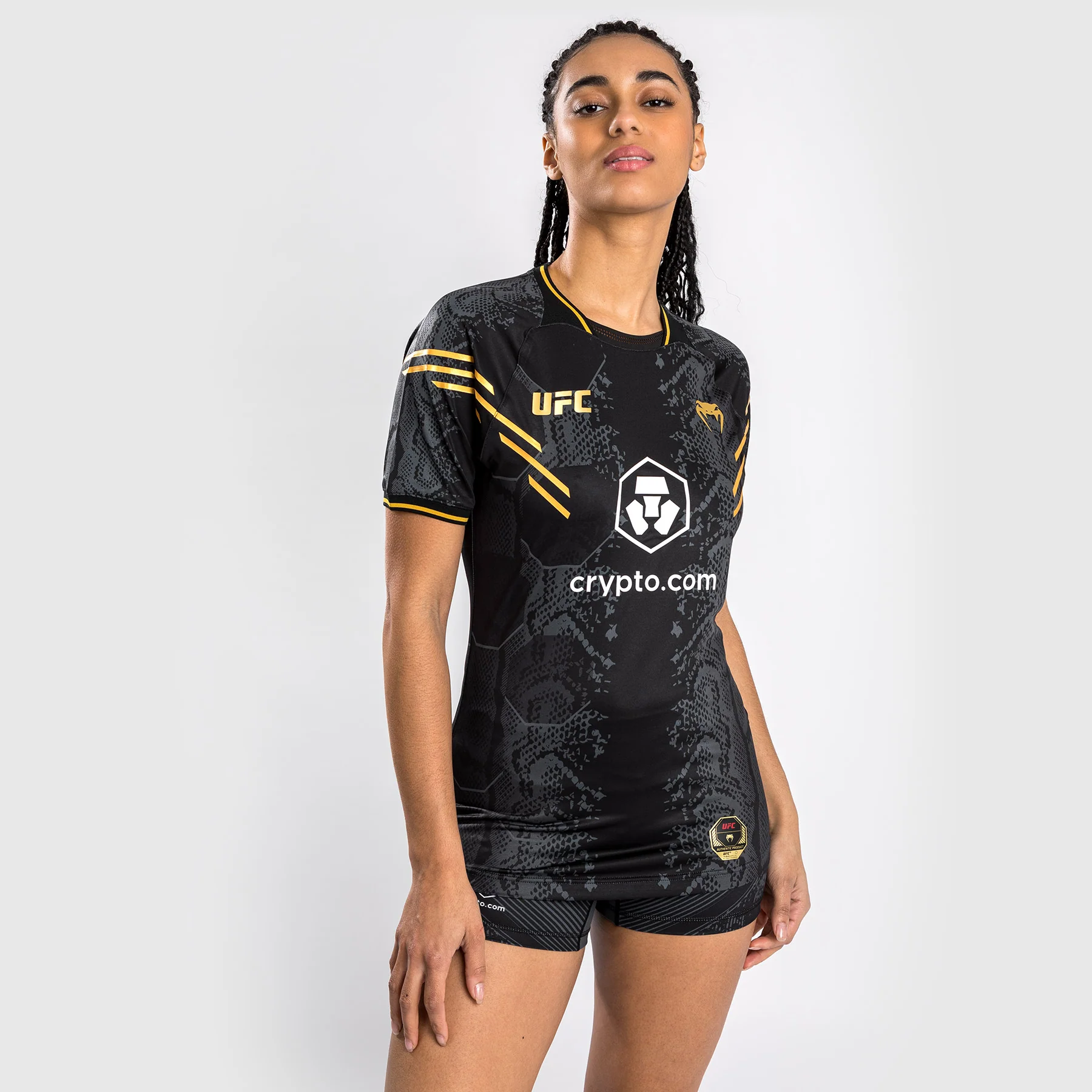 UFC Adrenaline by Venum Personalisierte Authentic Fight Night Frauen Walkout Jersey - Champion - Image 2
