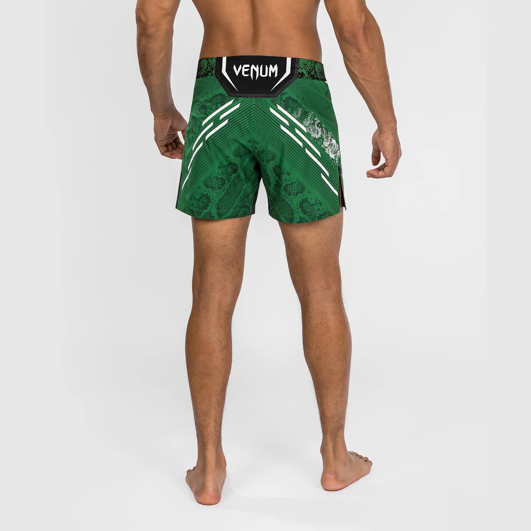 Noche UFC by Venum  Authentic Fight Night Herren Kampfhose - Kurze Passform - Grün - Image 6
