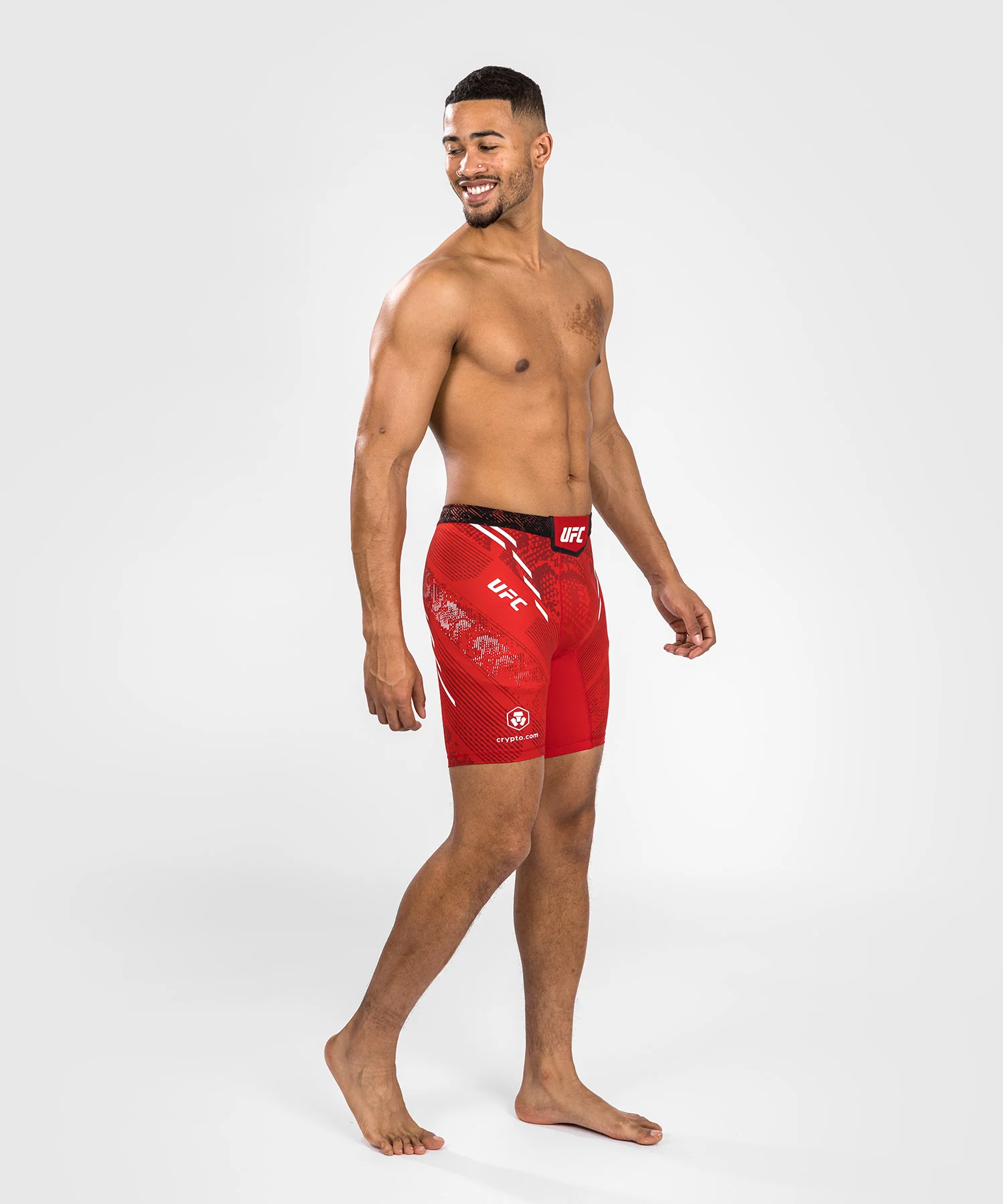 UFC Adrenaline by Venum Authentic Fight Night Vale Tudo Short für Männer - Rot - Image 5