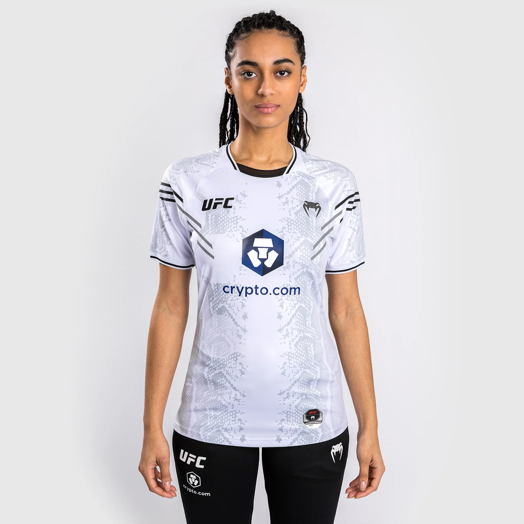UFC Adrenaline by Venum Authentic Fight Night Walkout-Trikot für Frauen - Weiß