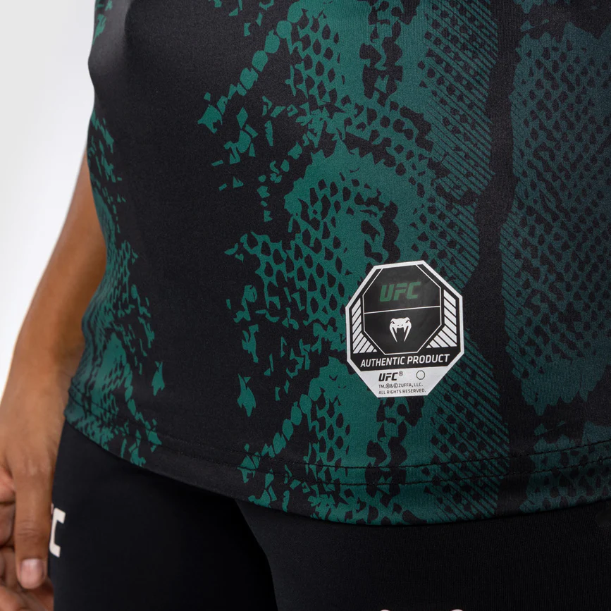 UFC Adrenaline by Venum Authentic Fight Night Women's Walkout Trikot - Emerald Edition - Grün/Schwarz - Image 6