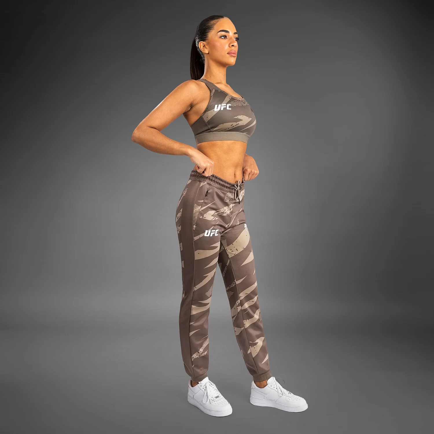 UFC Adrenaline by Venum Fight Week Frauen Hose - Desert Camo - Image 3