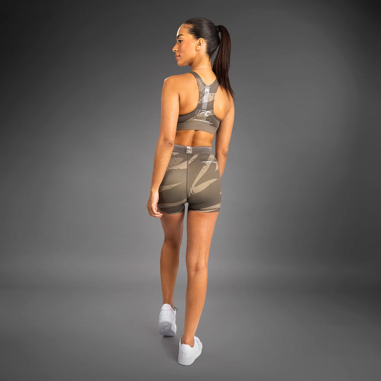 UFC Adrenaline by Venum Fight Week Frauen Vale Tudo Short - Charcoal Grey - Image 5