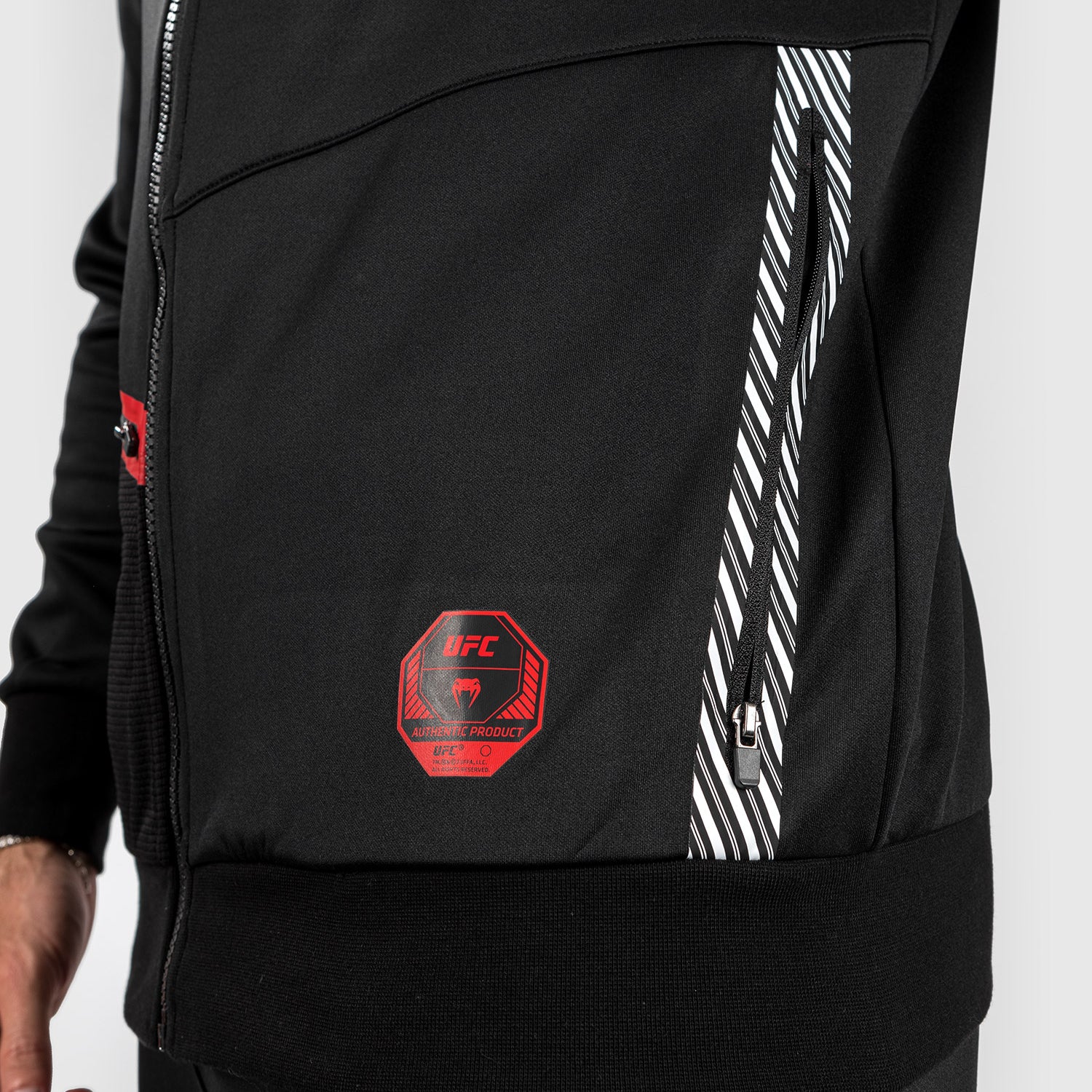 UFC Adrenaline by Venum Fight Week Herren Zip Hoodie - Schwarz - Image 9