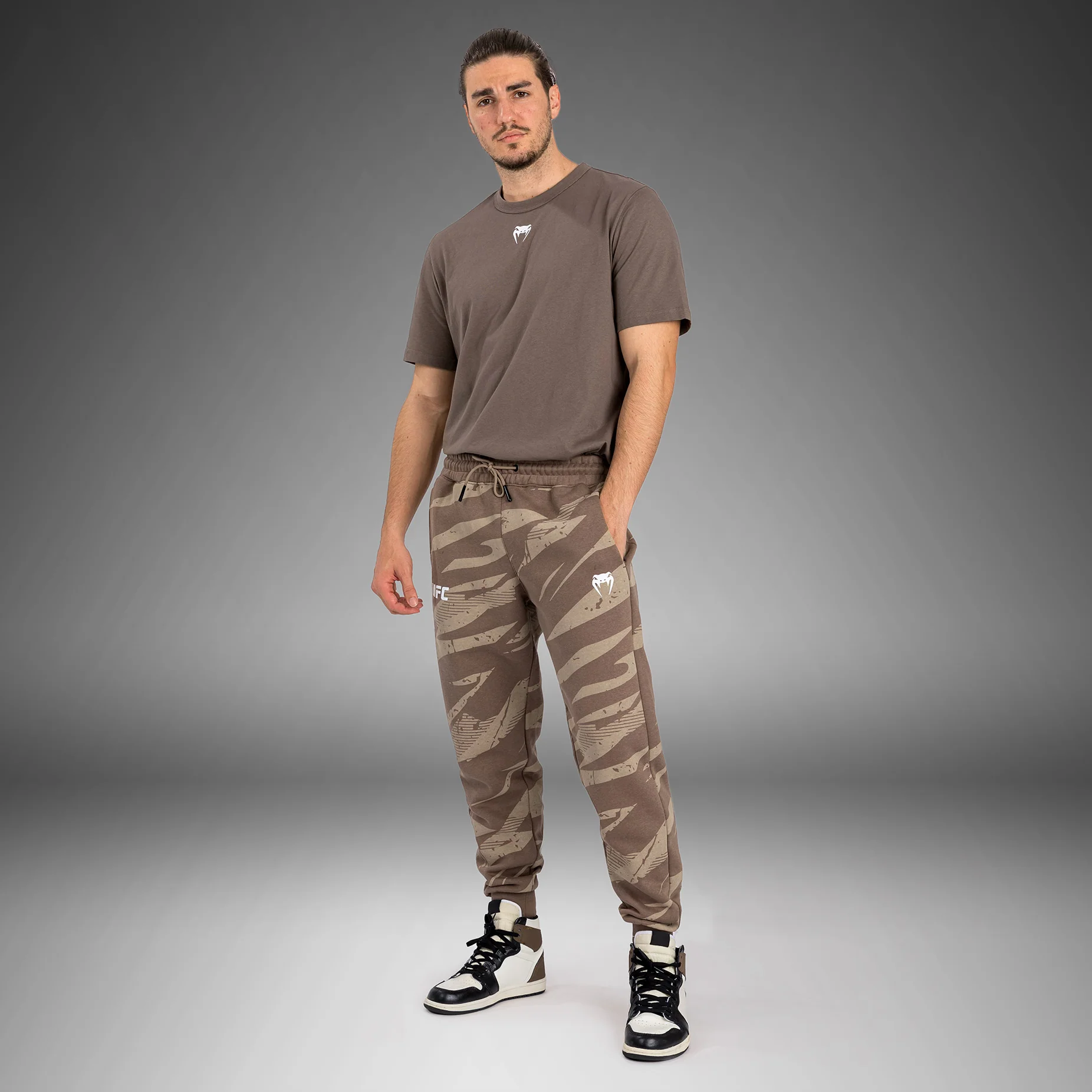 UFC Adrenaline by Venum Fight Week Herrenhose - Desert Camo - Image 8