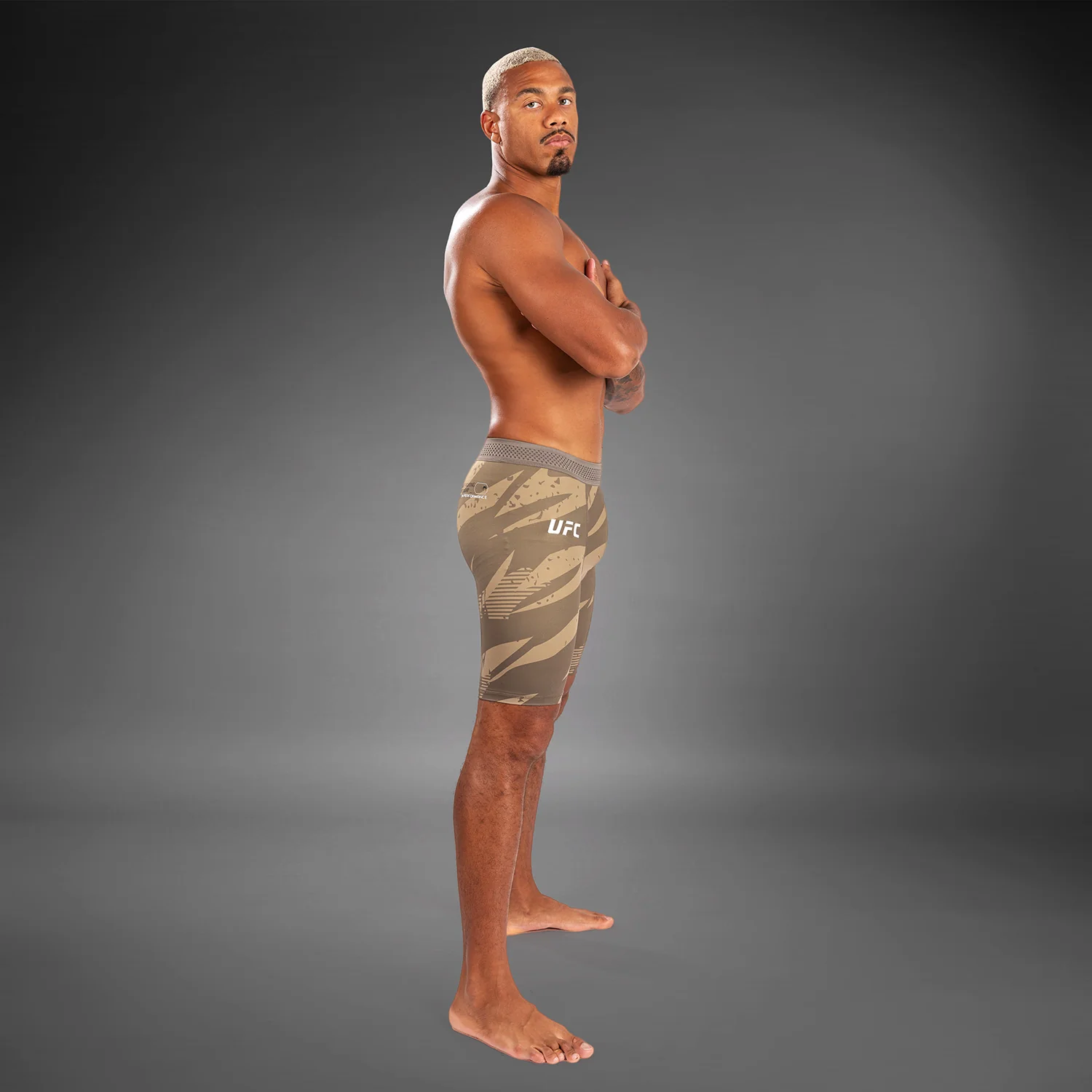 UFC Adrenaline by Venum Fight Week Männer Vale Tudo Shorts - Desert Camo - Image 3