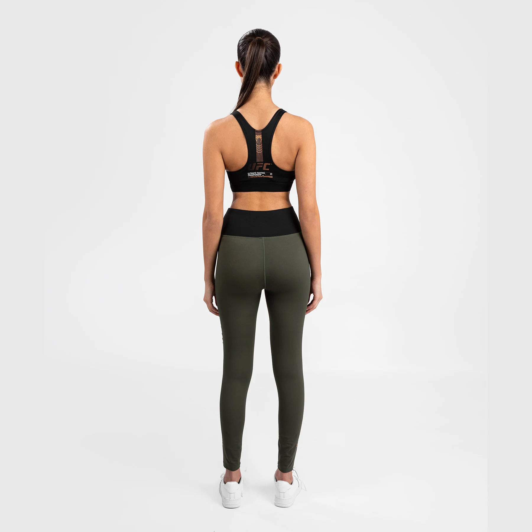 UFC Adrenaline by Venum Fight Week Performance-Tight für Frauen - Khaki/Bronze - Image 5