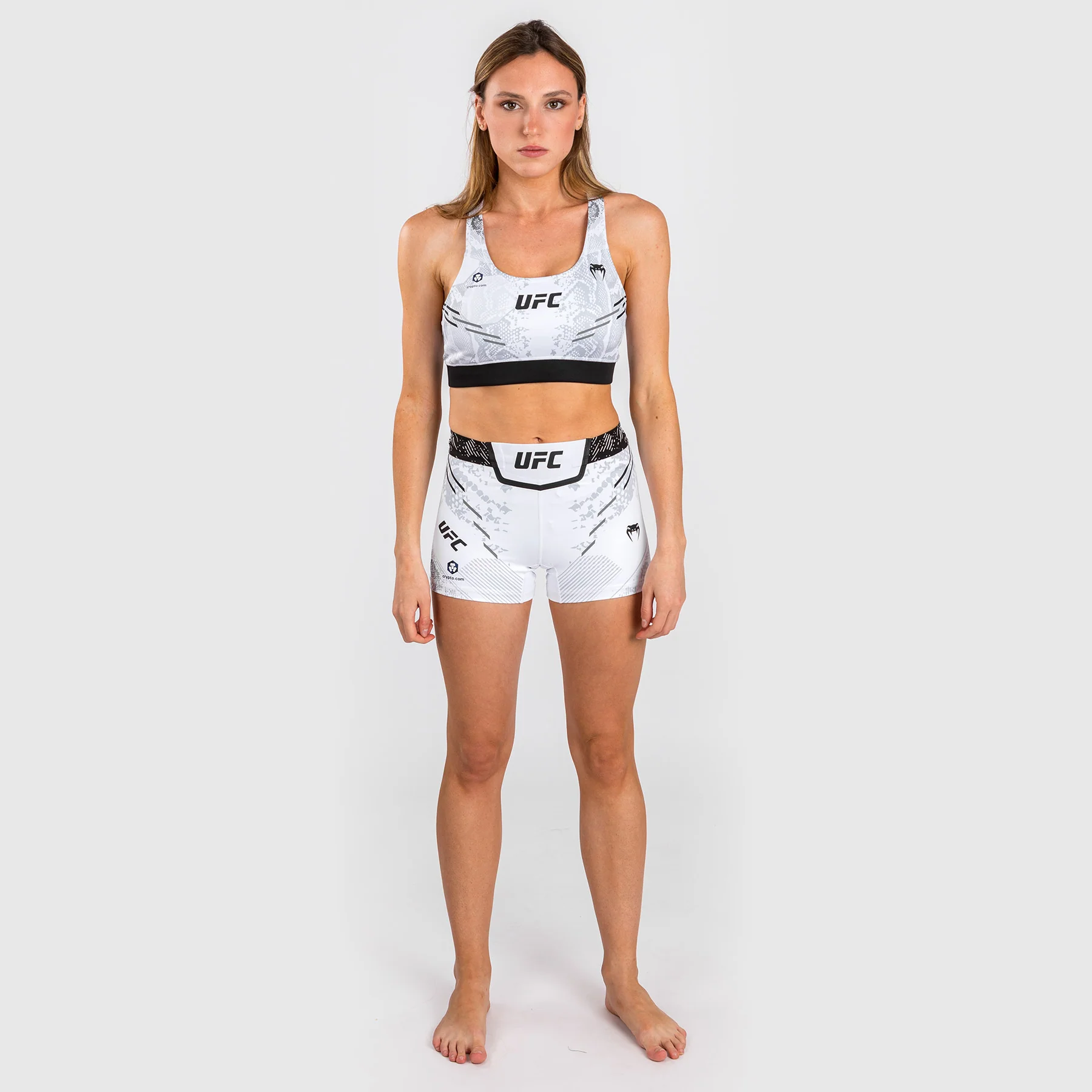 UFC Authentic Adrenaline Fight Night By Venum Damen Sport-BH - Weiß - Image 3