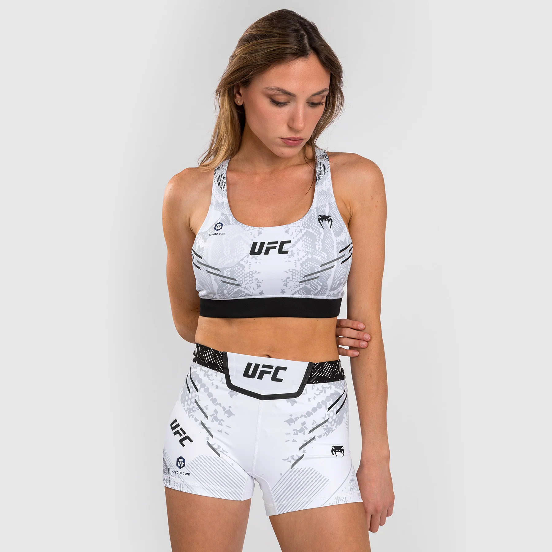 UFC Authentic Adrenaline Fight Night By Venum Damen Sport-BH - Weiß - Image 7