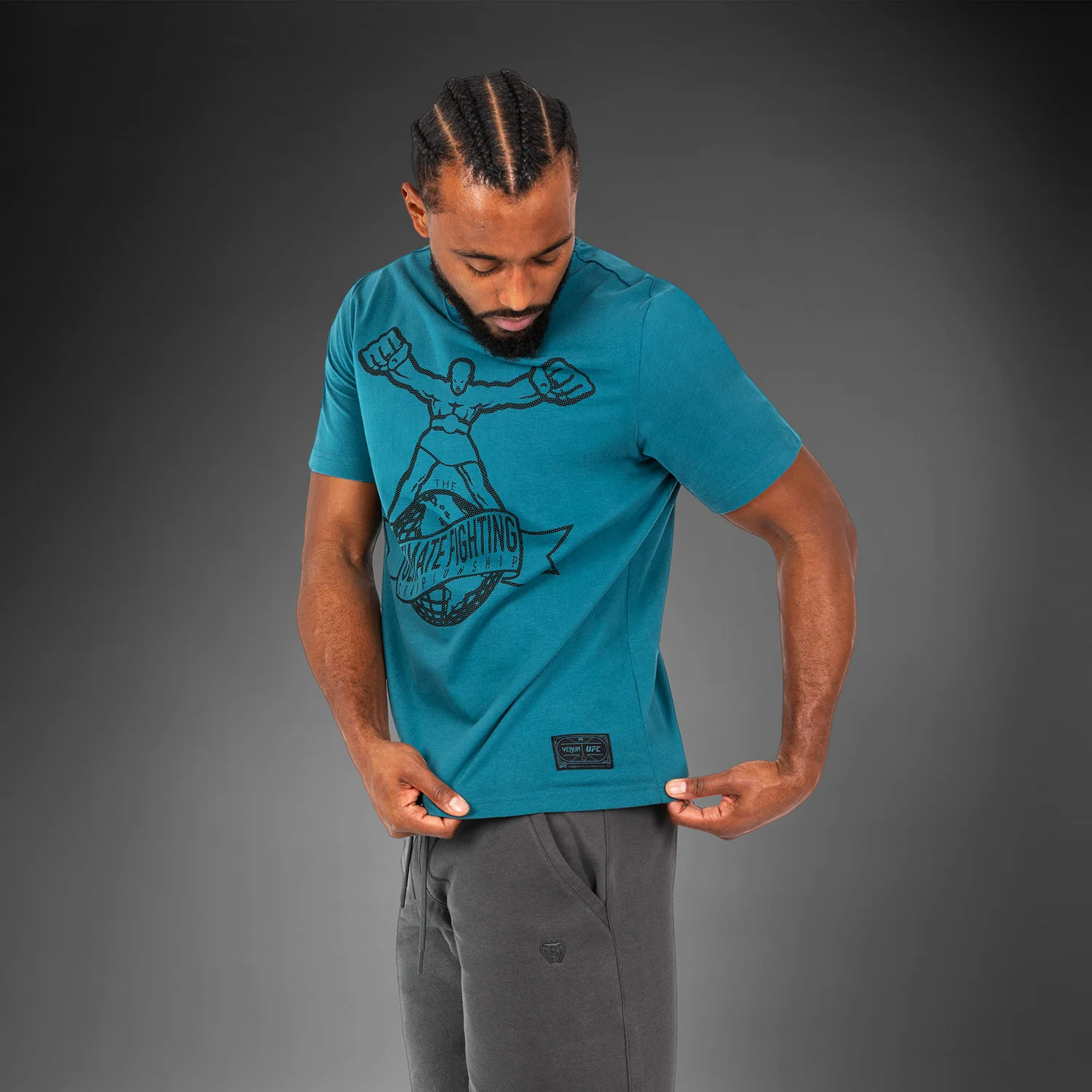 UFC by Venum Ulti-Man T-Shirt - Blau - Image 4