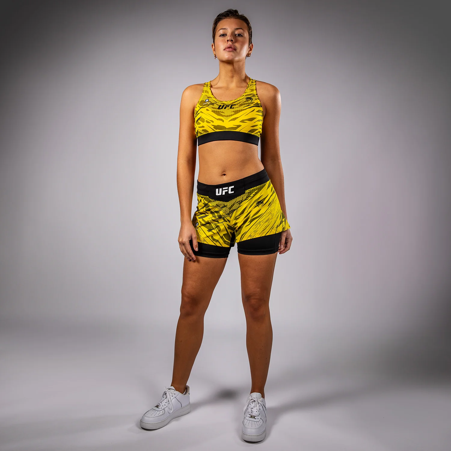 UFC Fusion by Venum Authentic Fight Night Damen Sport-BH - Gelb - Image 2