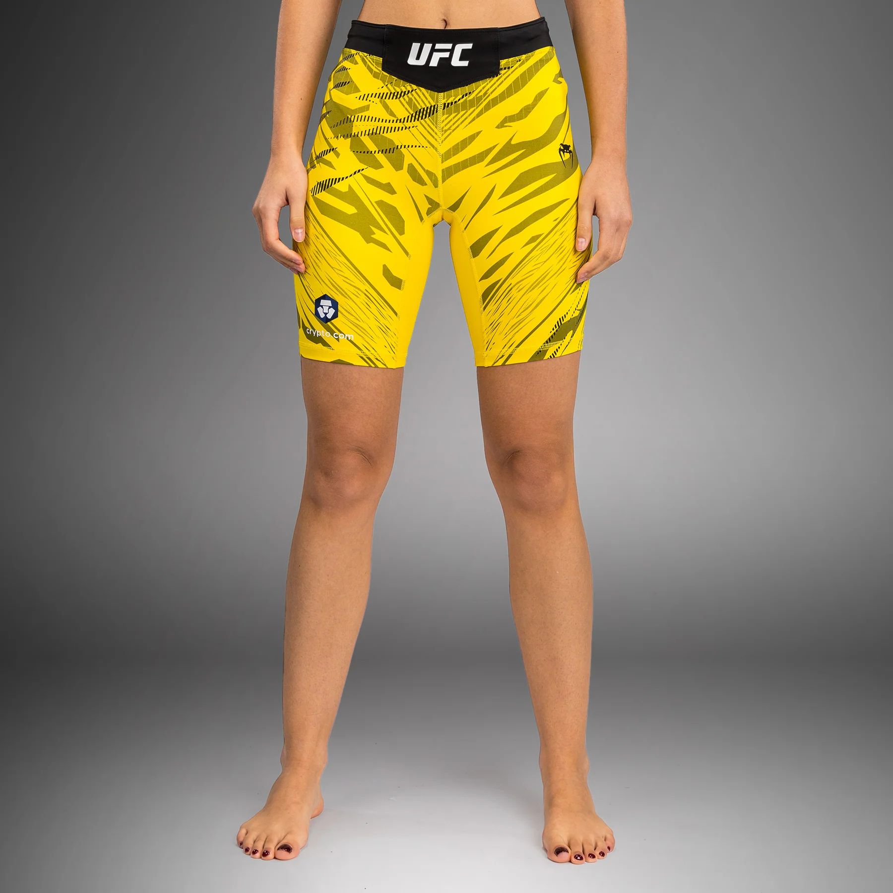UFC Fusion by Venum Authentic Fight Night Damen Vale Tudo Short - Long Fit - Gelb