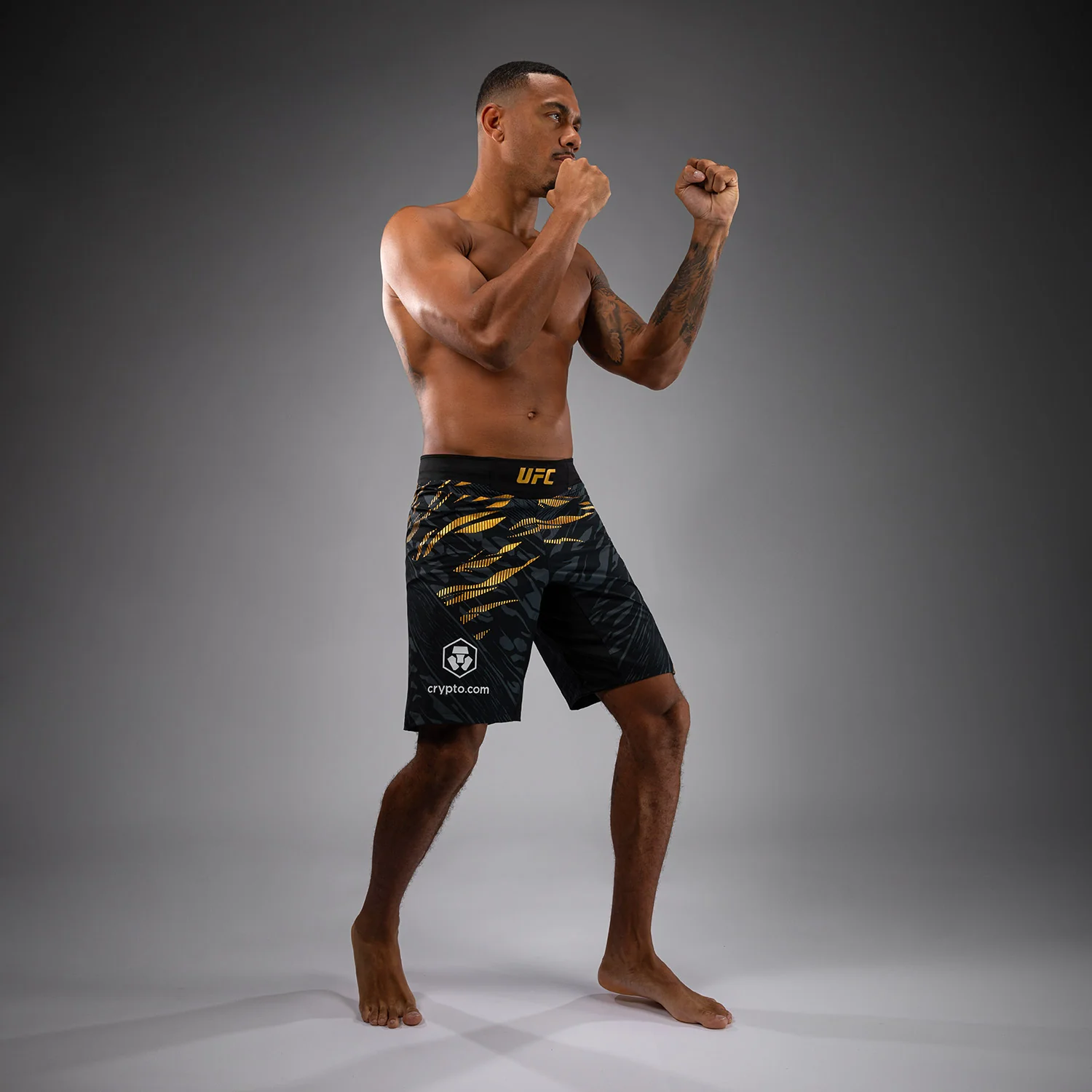 UFC Fusion by Venum Authentic Fight Night Herren Fight Short - Long Fit - Champion - Image 5
