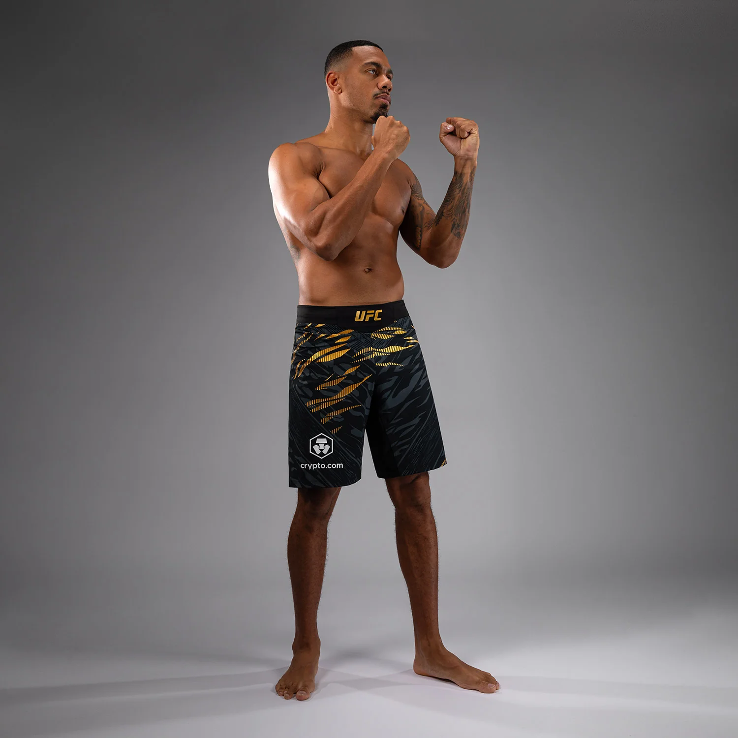 UFC Fusion by Venum Authentic Fight Night Herren Fight Short - Long Fit - Champion - Image 7