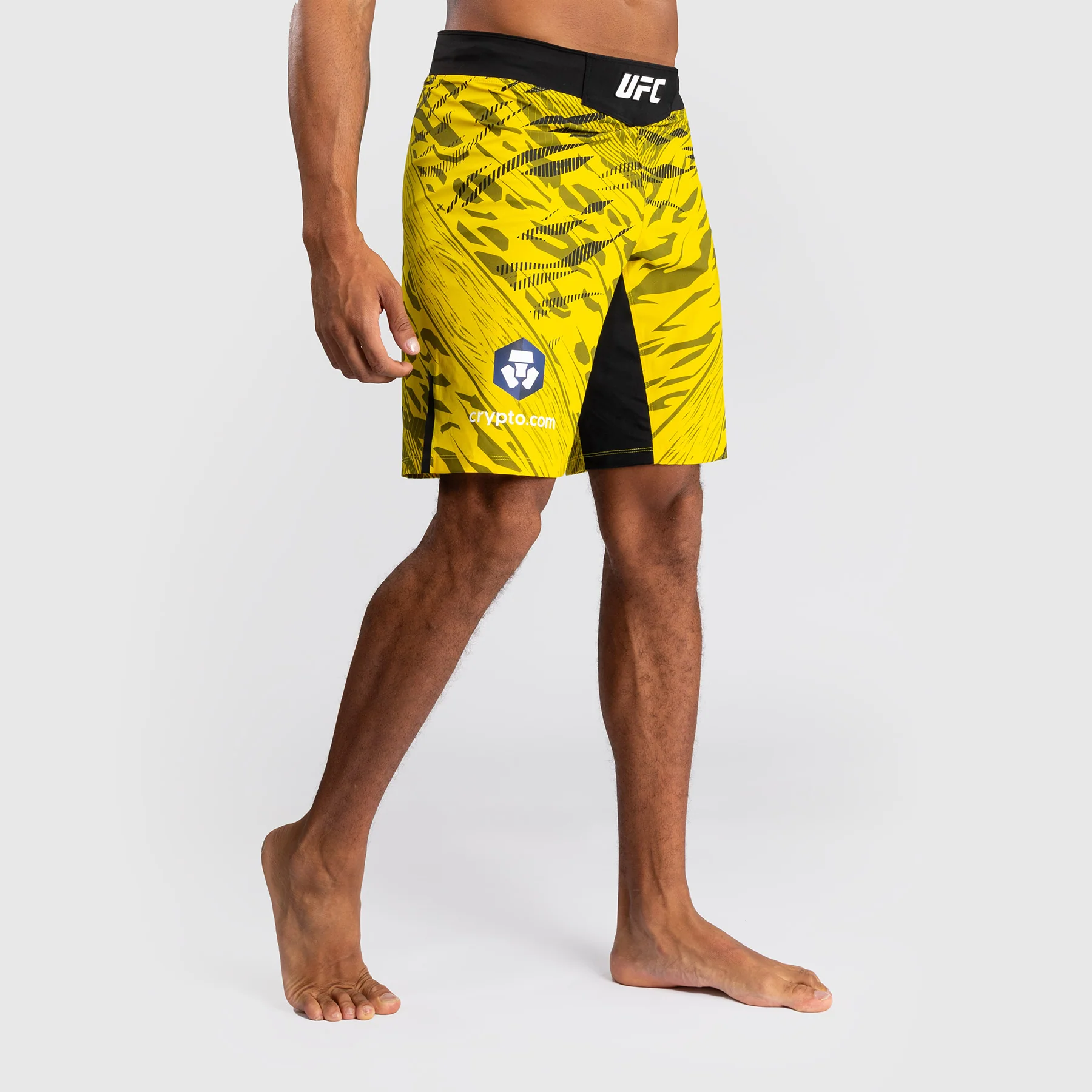 UFC Fusion by Venum Authentic Fight Night Herren Fight Short - Long Fit - Gelb - Image 2