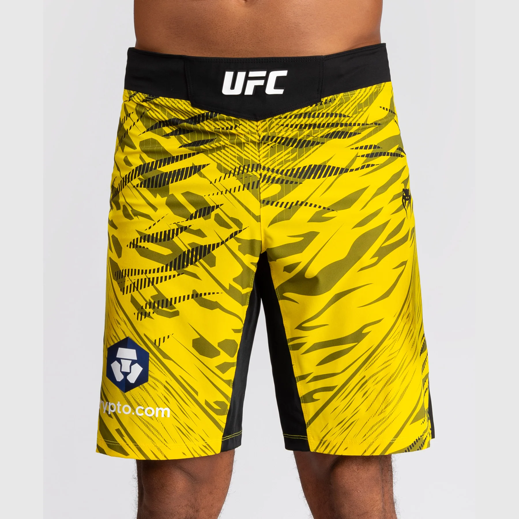 UFC Fusion by Venum Authentic Fight Night Herren Fight Short - Long Fit - Gelb - Image 4