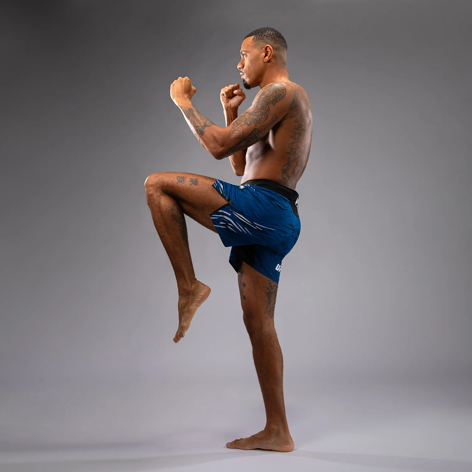 UFC Fusion by Venum Authentic Fight Night Herren Fight Short - Short Fit - Blau - Image 5